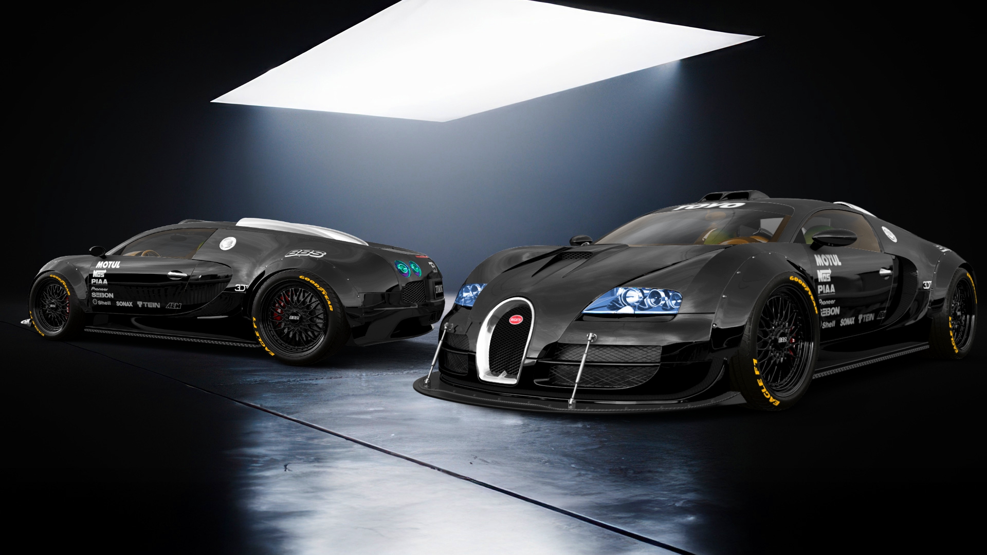 Bugatti Veyron (Cool custom racing tuning)