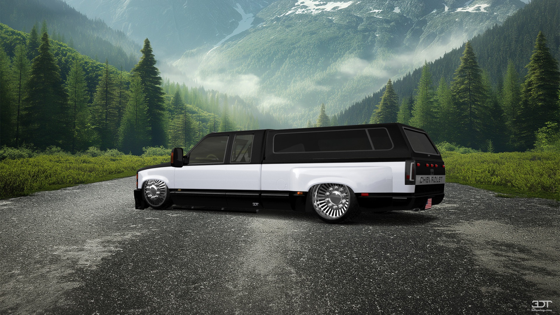 Chevrolet K3500 Extended Cab Pickup Truck 1988