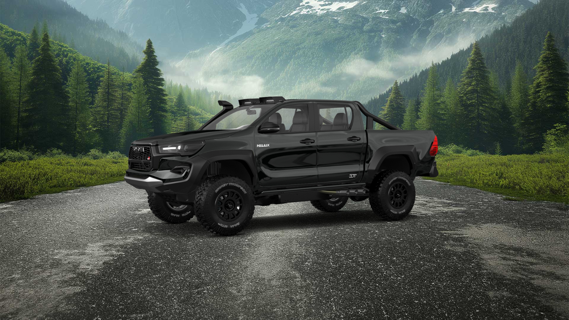 Toyota Hilux Double Cab 4 Door pickup truck 2015 tuning