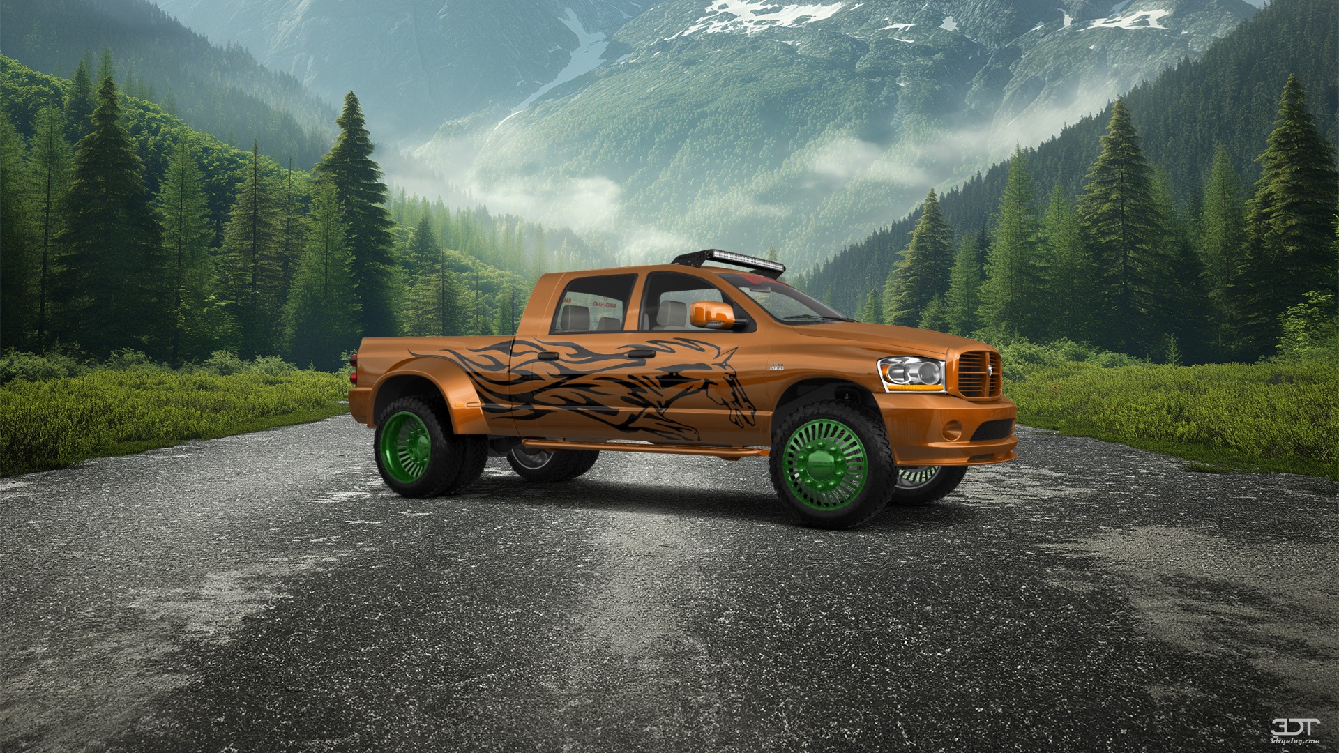 Dodge Ram 3500 Dually 4 Door pickup truck 2007 tuning