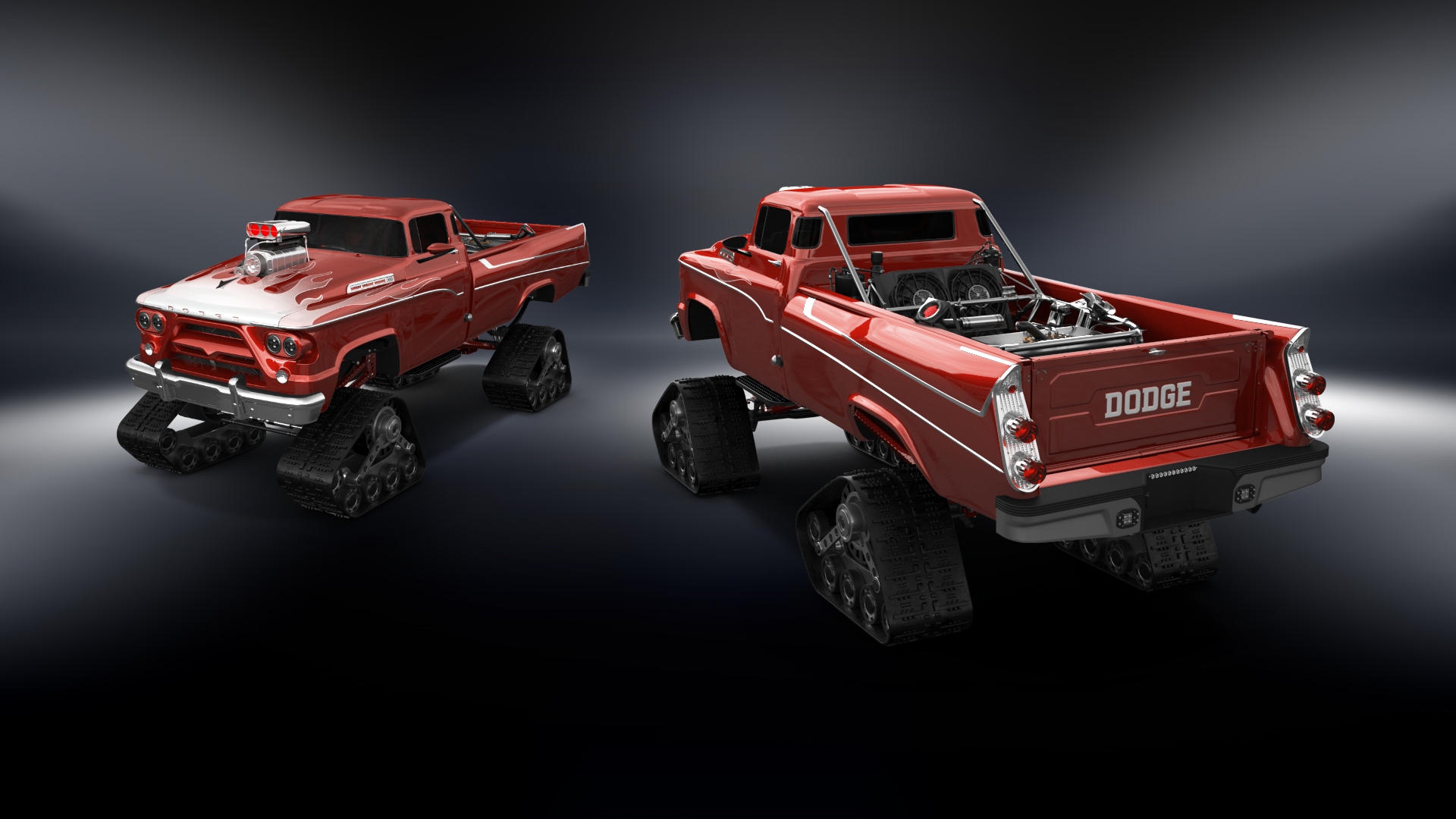 Dodge C series 2 Door pickup truck 1958 tuning