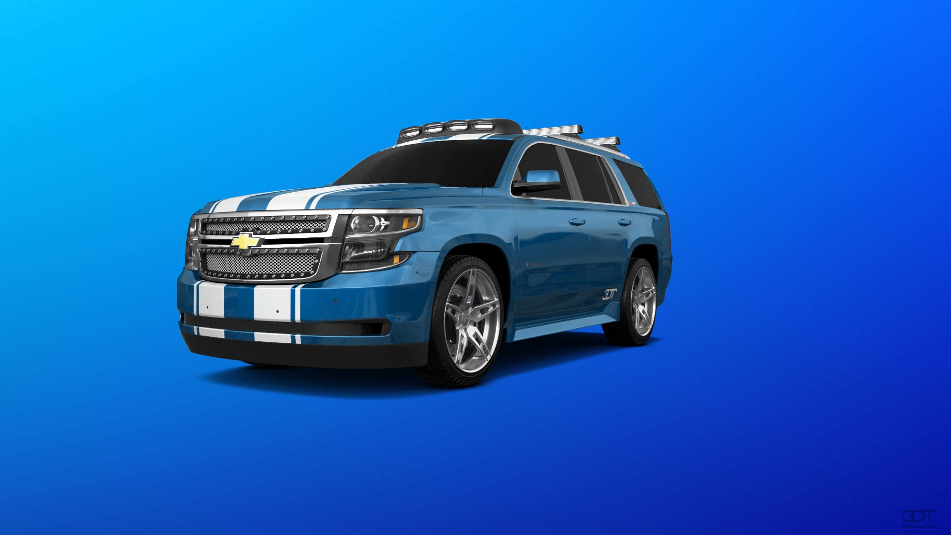 Karol's blue tahoe
