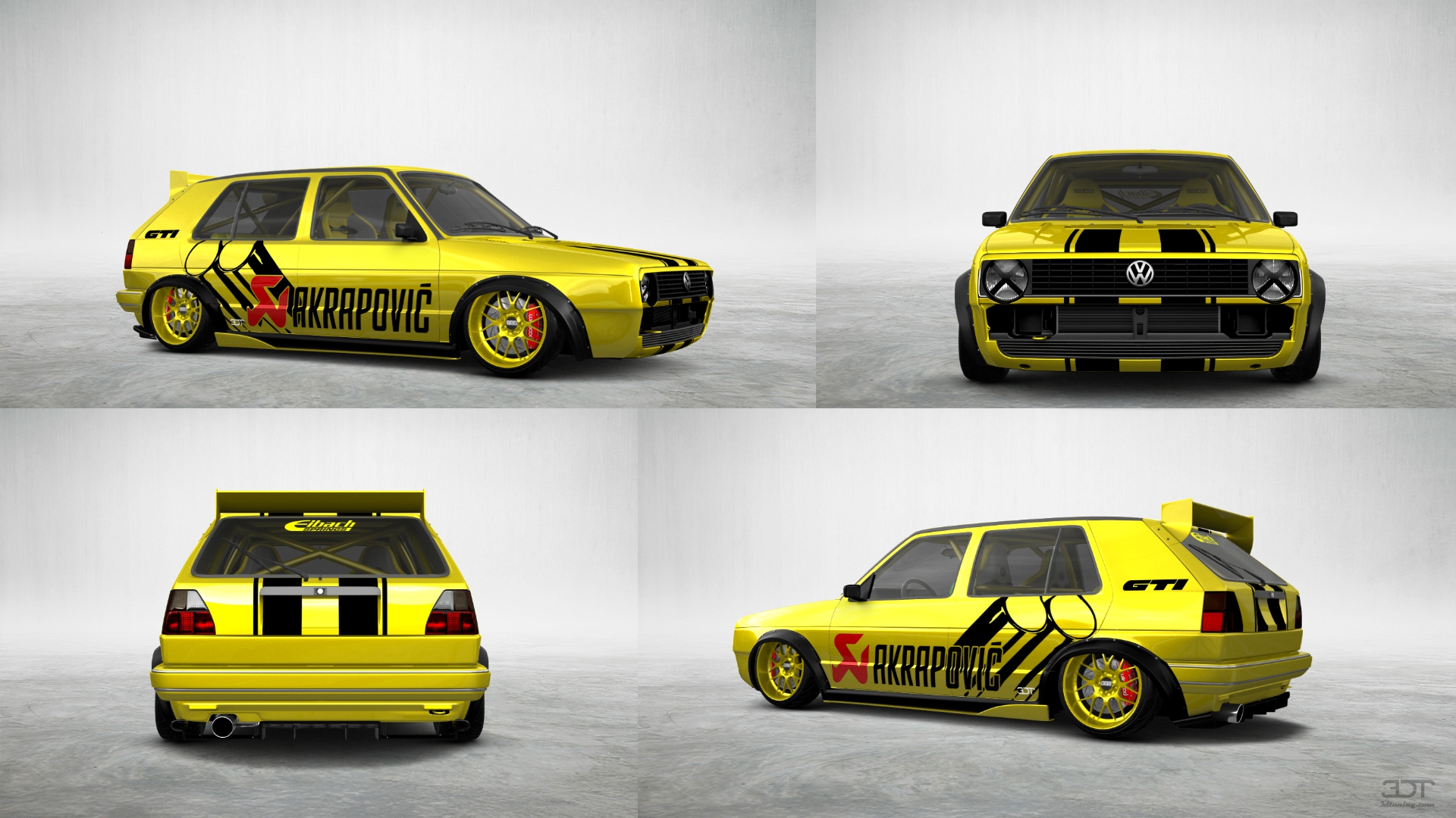 Volkswagen Golf Mk2 5 Door Hatchback 1983 tuning