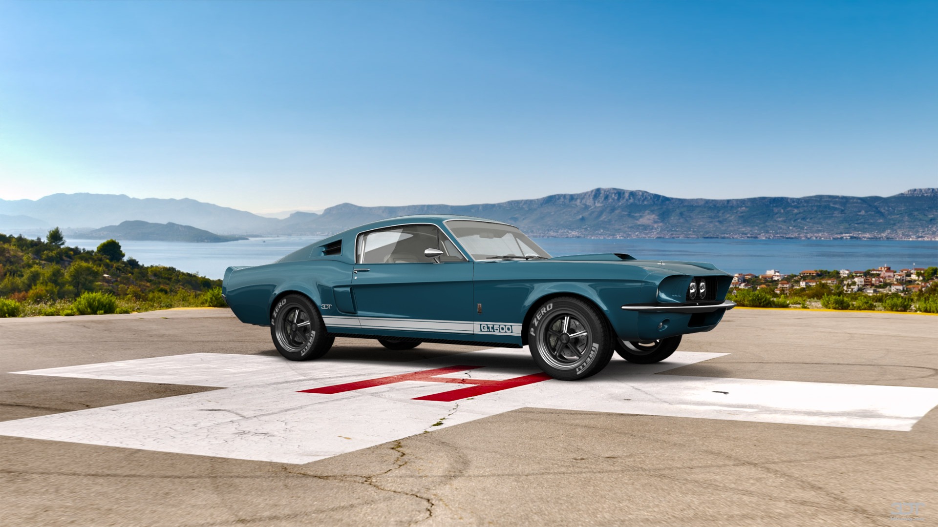 Mustang GT500 2 Door Coupe 1968 tuning