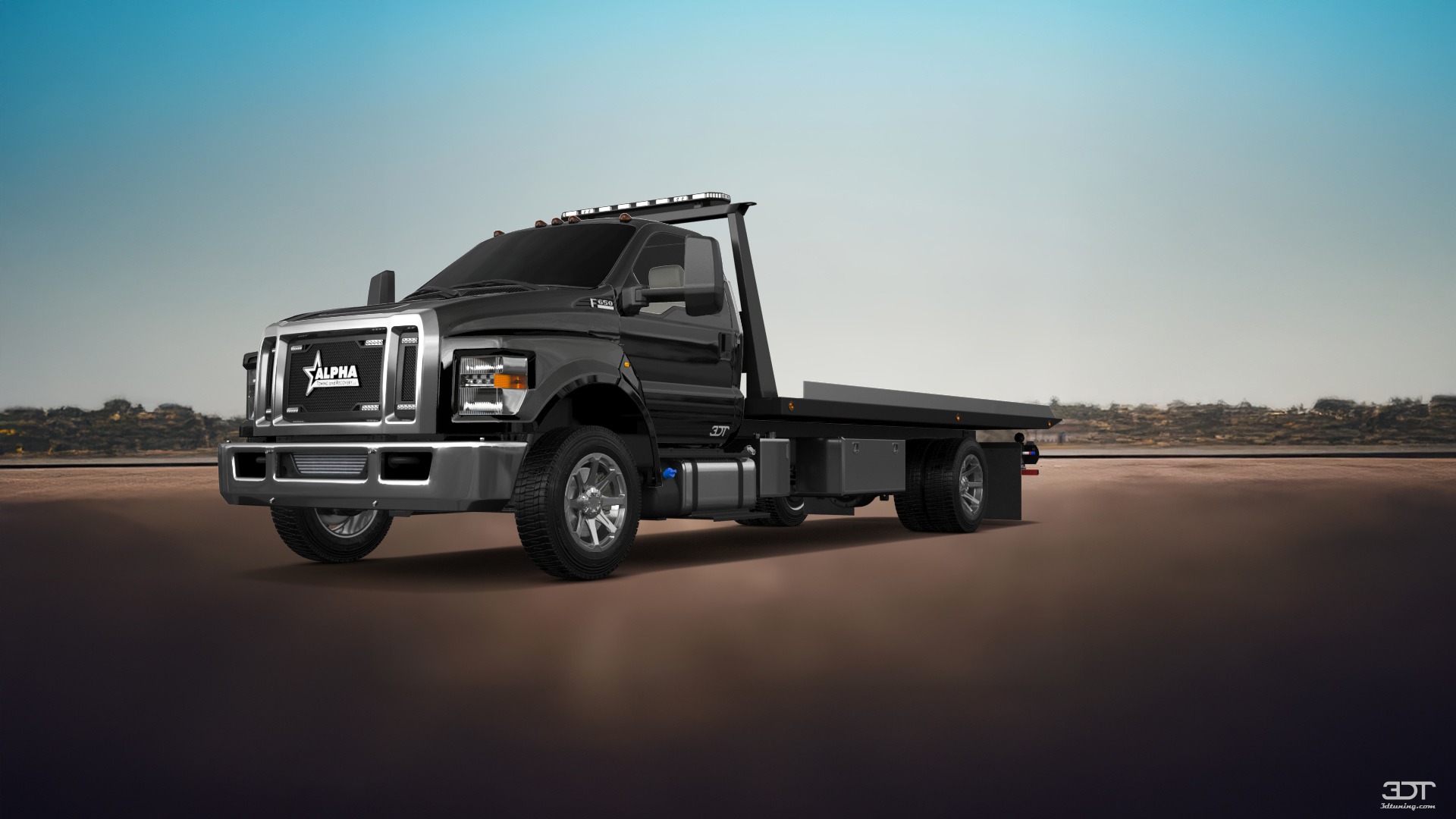 Tuning Ford F-650 Tow Truck Pickup 2016