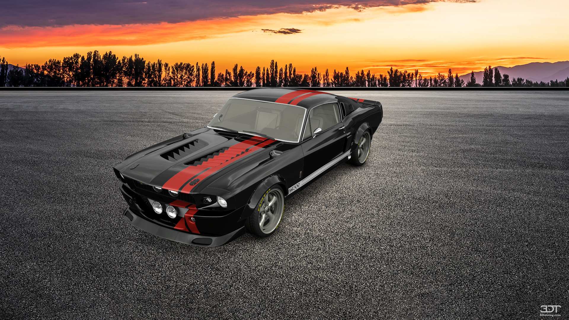 Mustang GT500 2 Door Coupe 1968