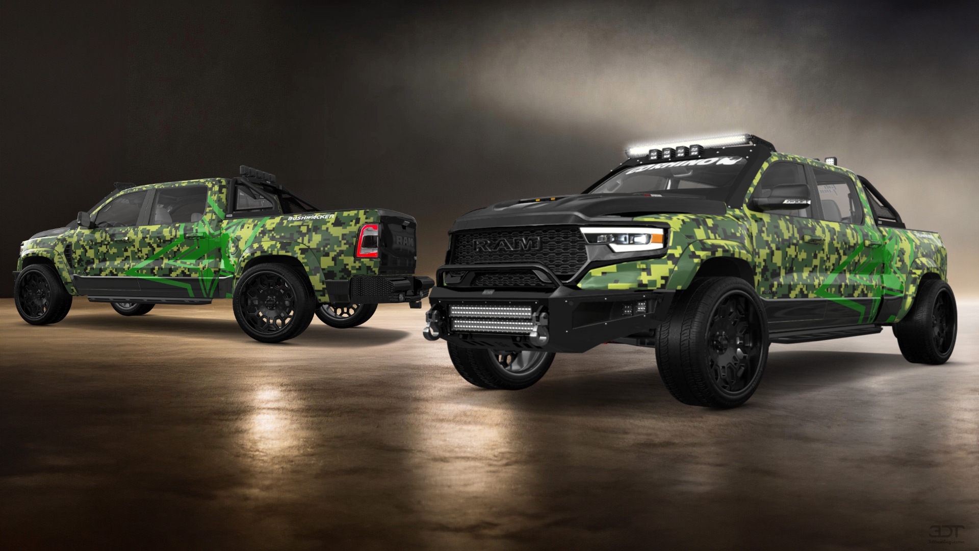 Dodge Ram 1500 TRX 4 Door pickup truck 2021 tuning