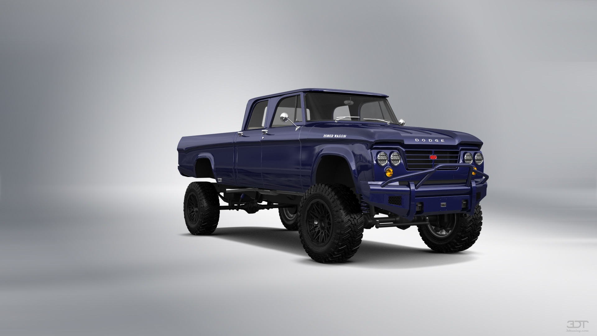 Dodge Power Wagon 4 Door pickup truck 1964 tuning