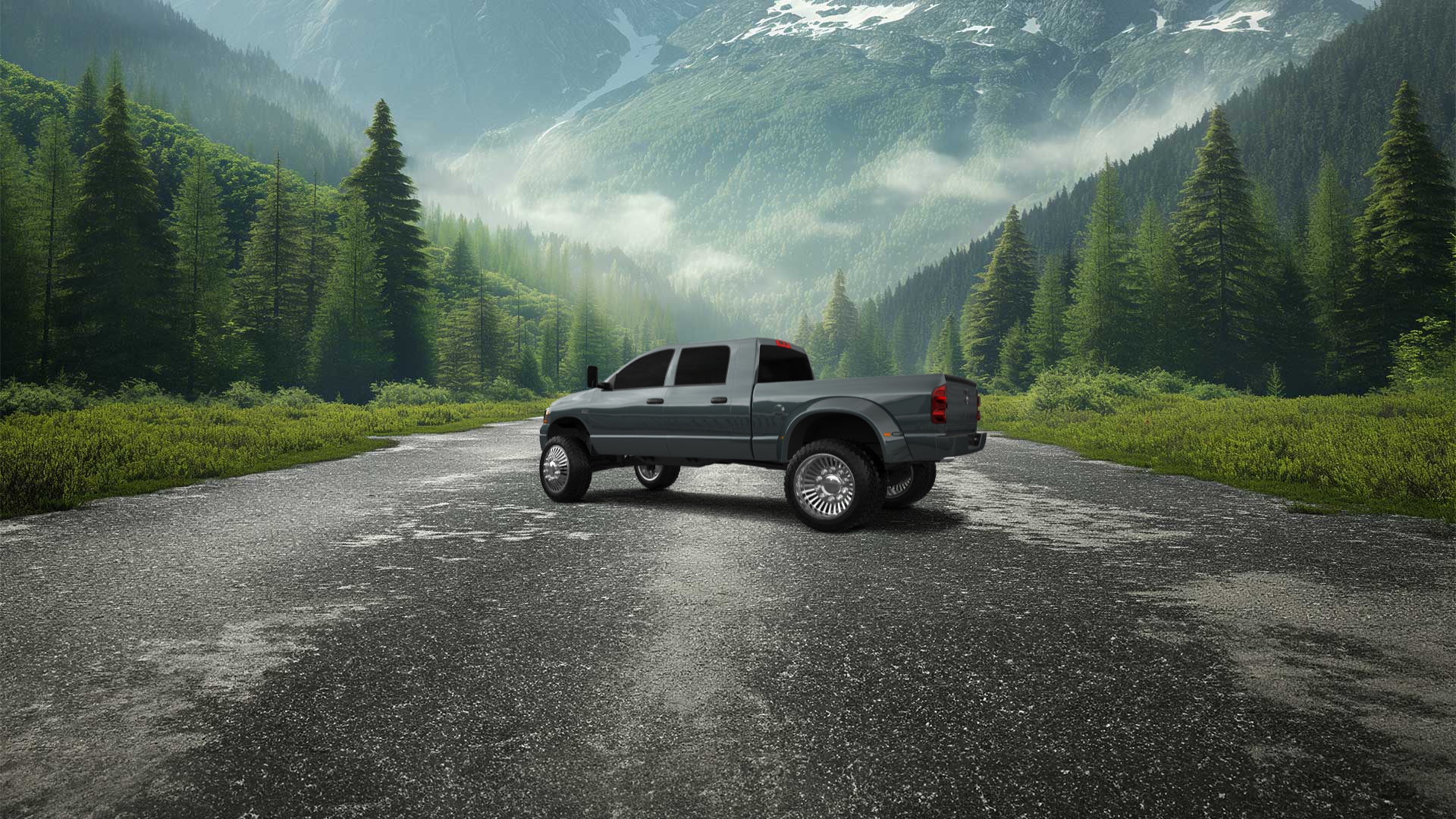 Dodge Ram 3500 Dually 4 Door pickup truck 2007 tuning