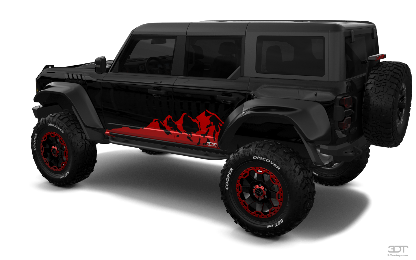 Tuning Ford Bronco Raptor 4 Door pickup truck 2022