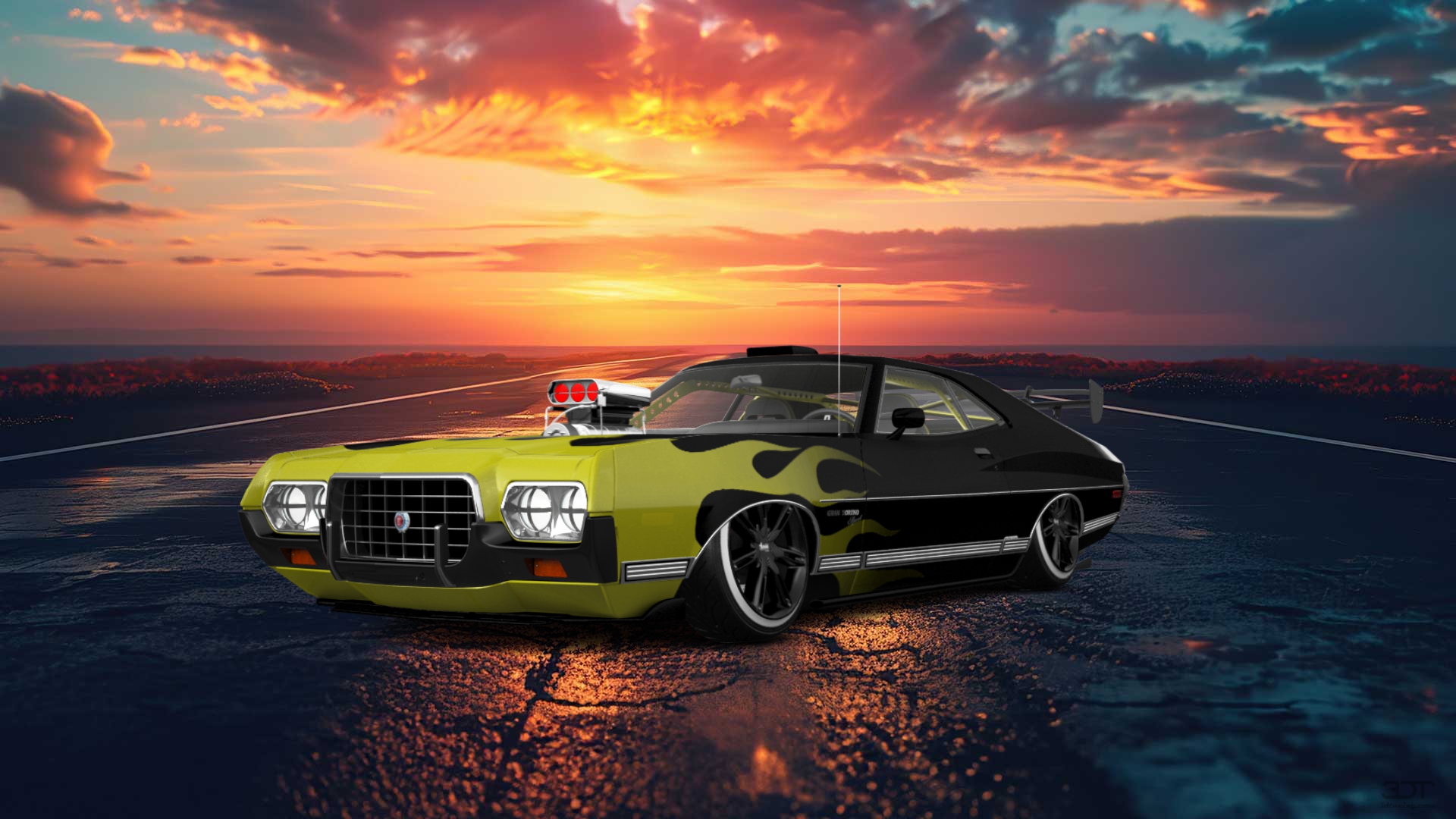 Ford Gran Torino Sport 2 Door Hardtop 1972 tuning