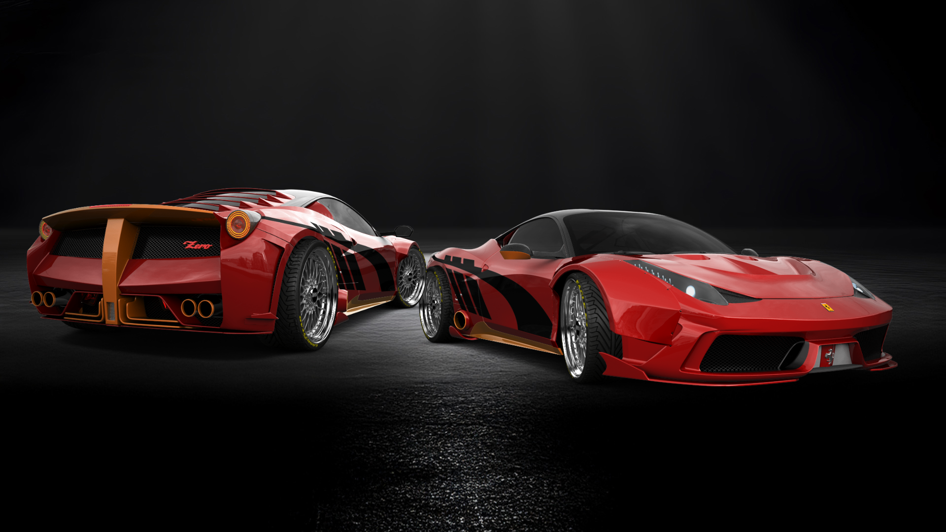 Ferrari 458 Italia 2 door spider 2010 tuning