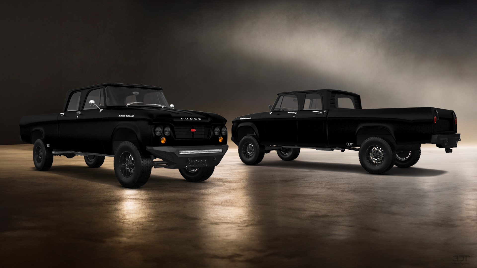 Dodge Power Wagon 4 Door pickup truck 1964 tuning