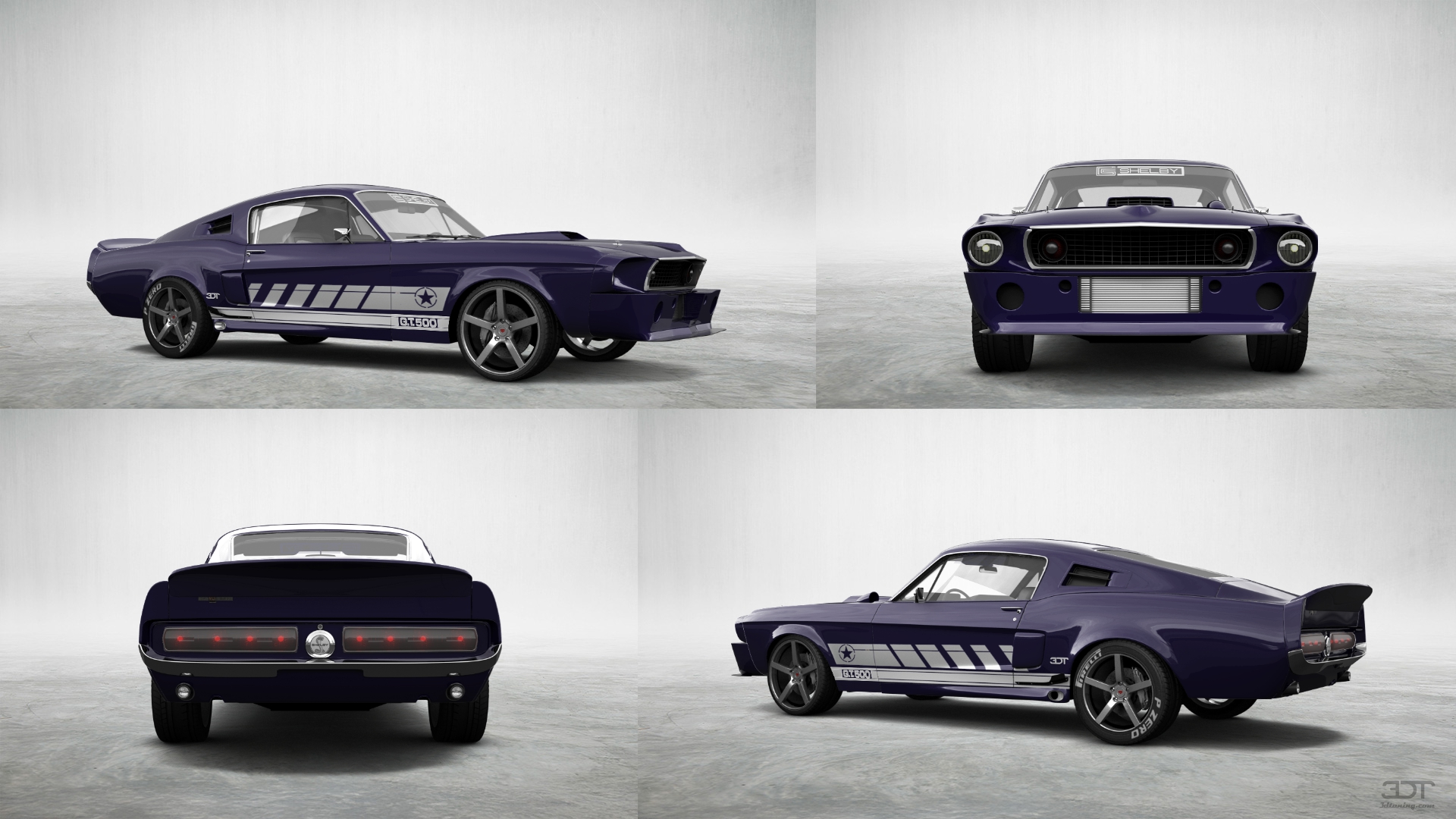 Mustang GT500 2 Door Coupe 1968 tuning