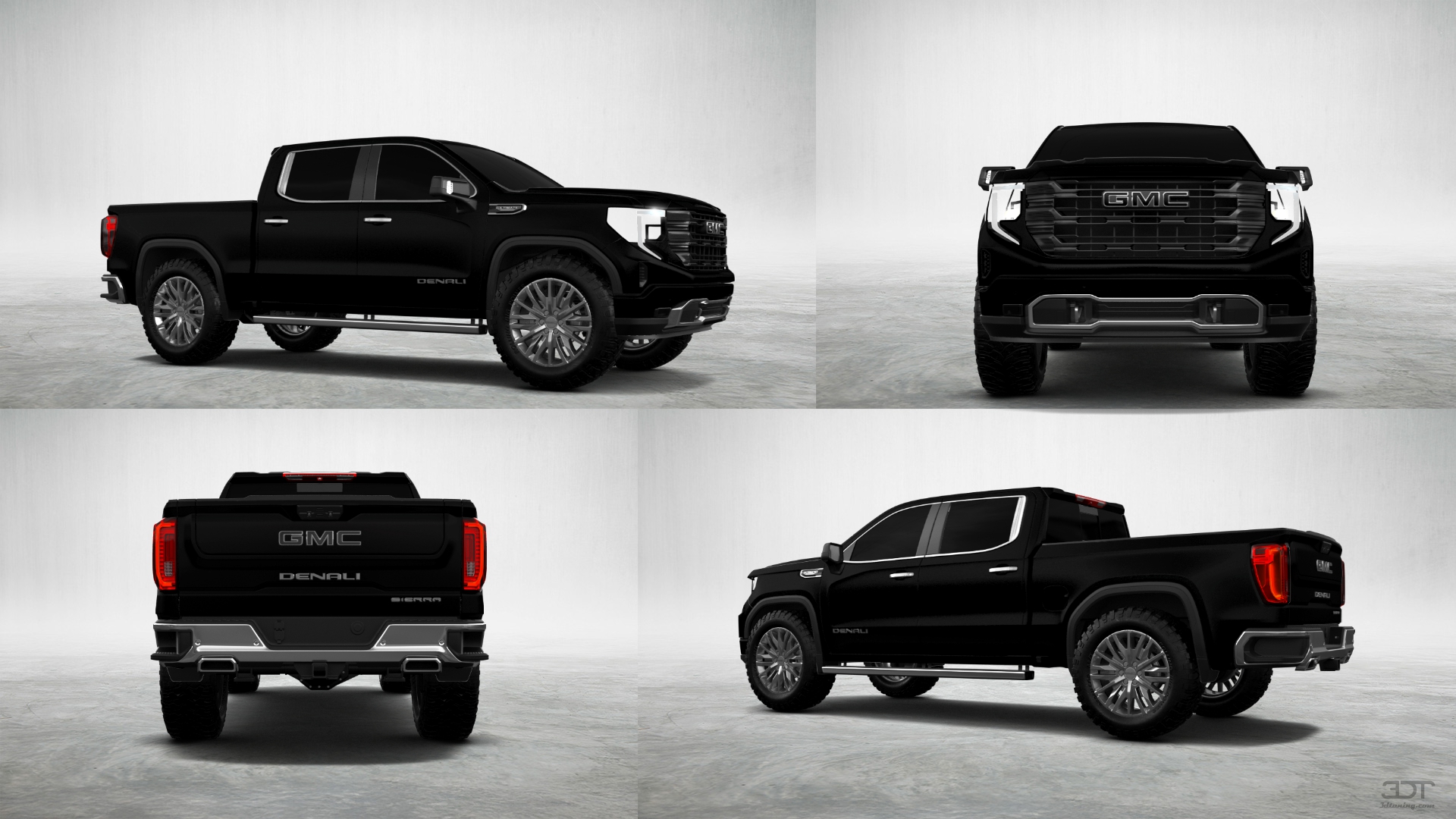 GMC Sierra 1500 Crew Cab 5.8 ft box 4 Door pickup truck 2023 Images