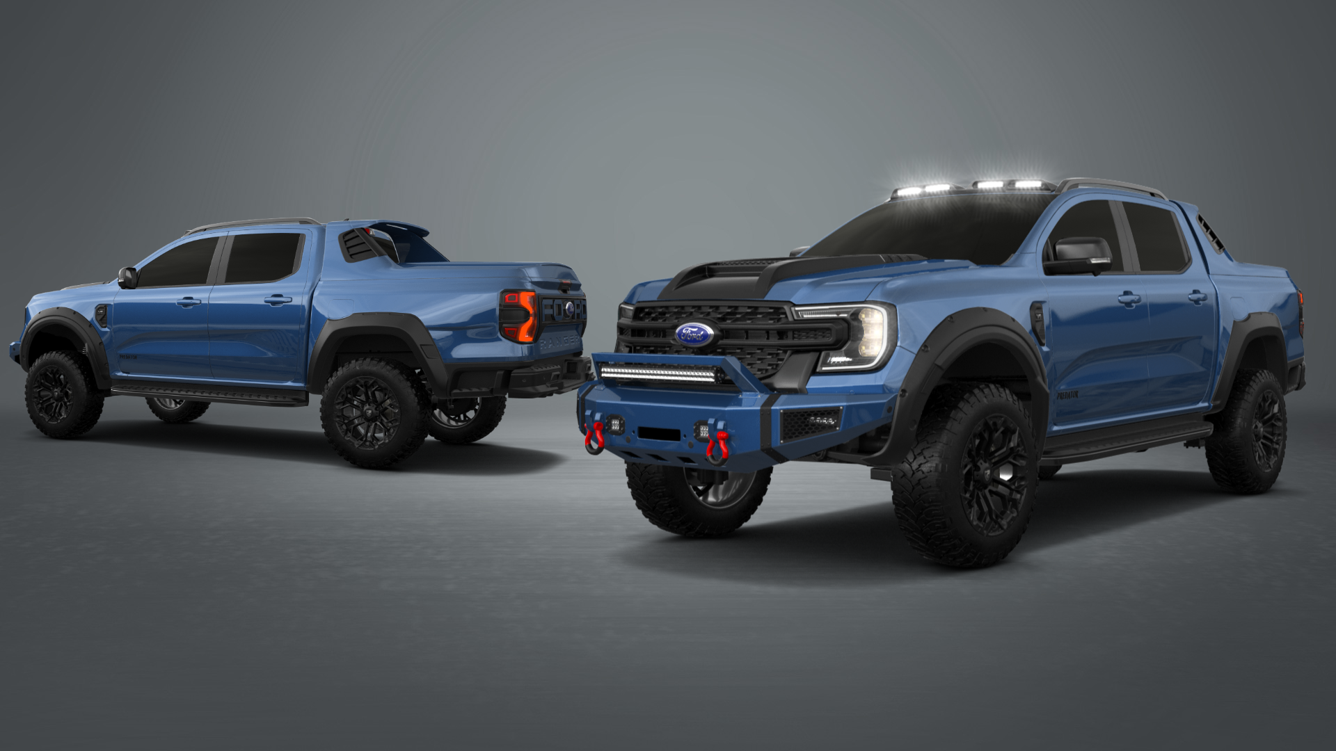 Ford Ranger 4 Door pickup truck 2022 tuning