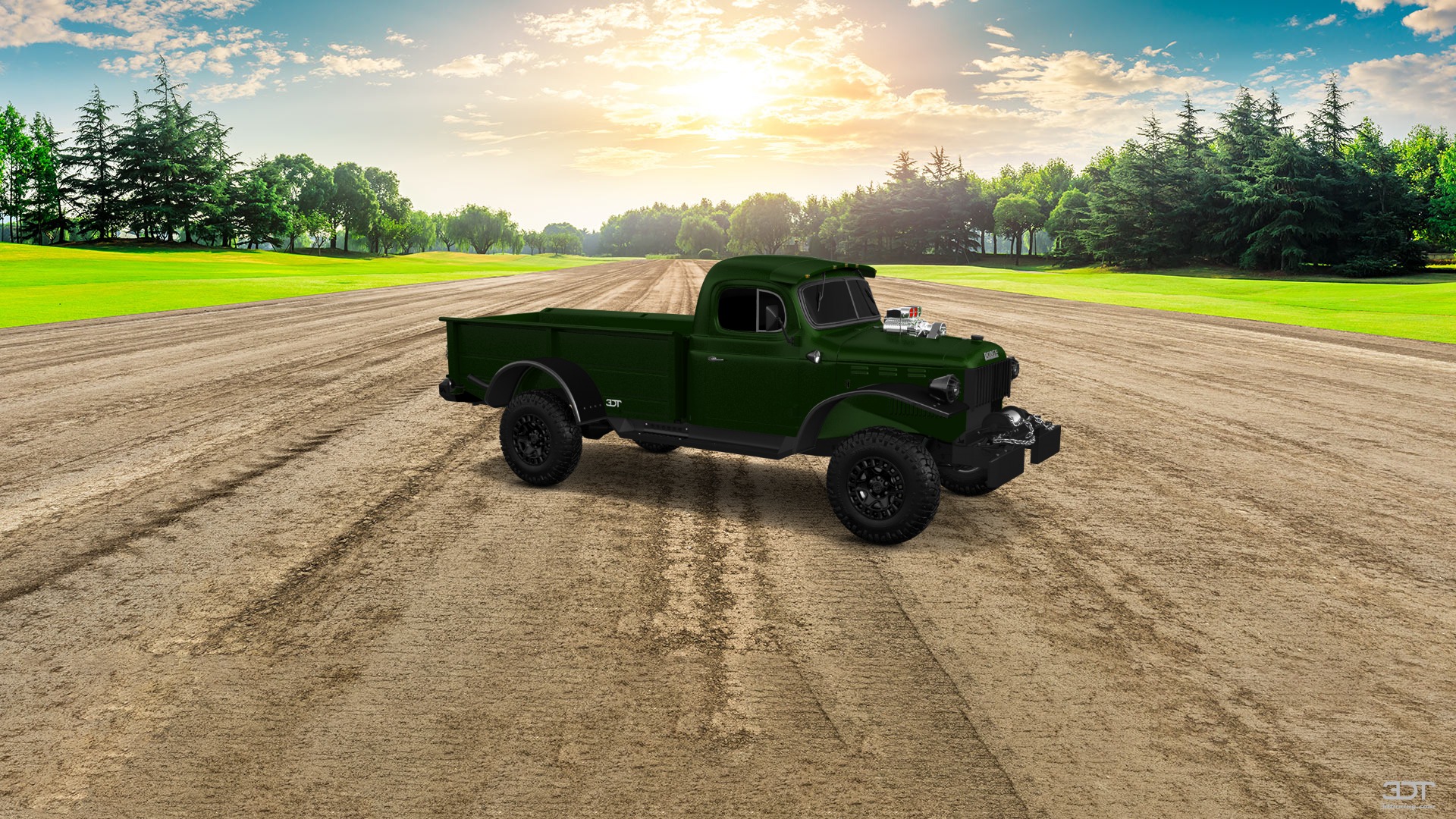 Dodge Power Wagon 2 Door pickup truck 1947 tuning