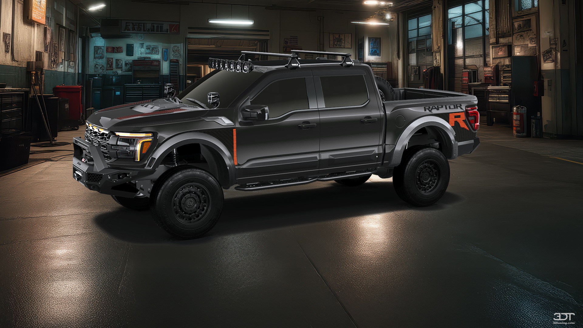 Ford F-150 Raptor 4 Door pickup truck 2024 tuning