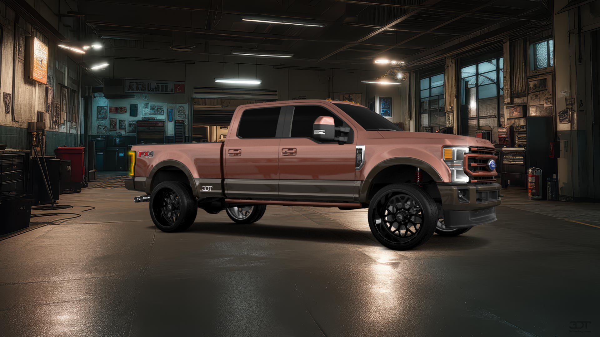 Ford F-250 4 Door pickup truck 2021 tuning