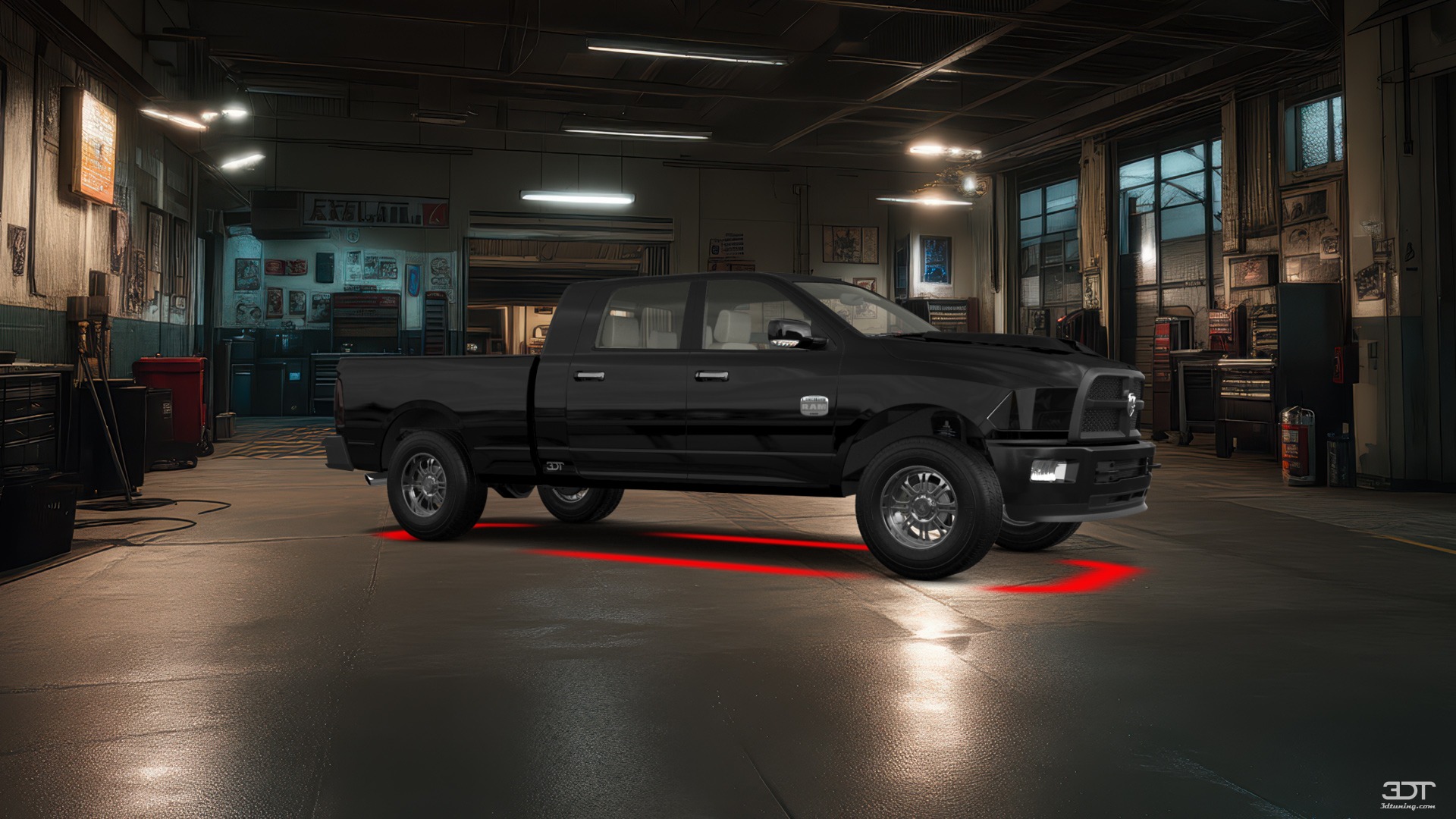 Dodge Ram 2500 Mega Cab 6.4 ft box 4 Door pickup truck 2010 tuning