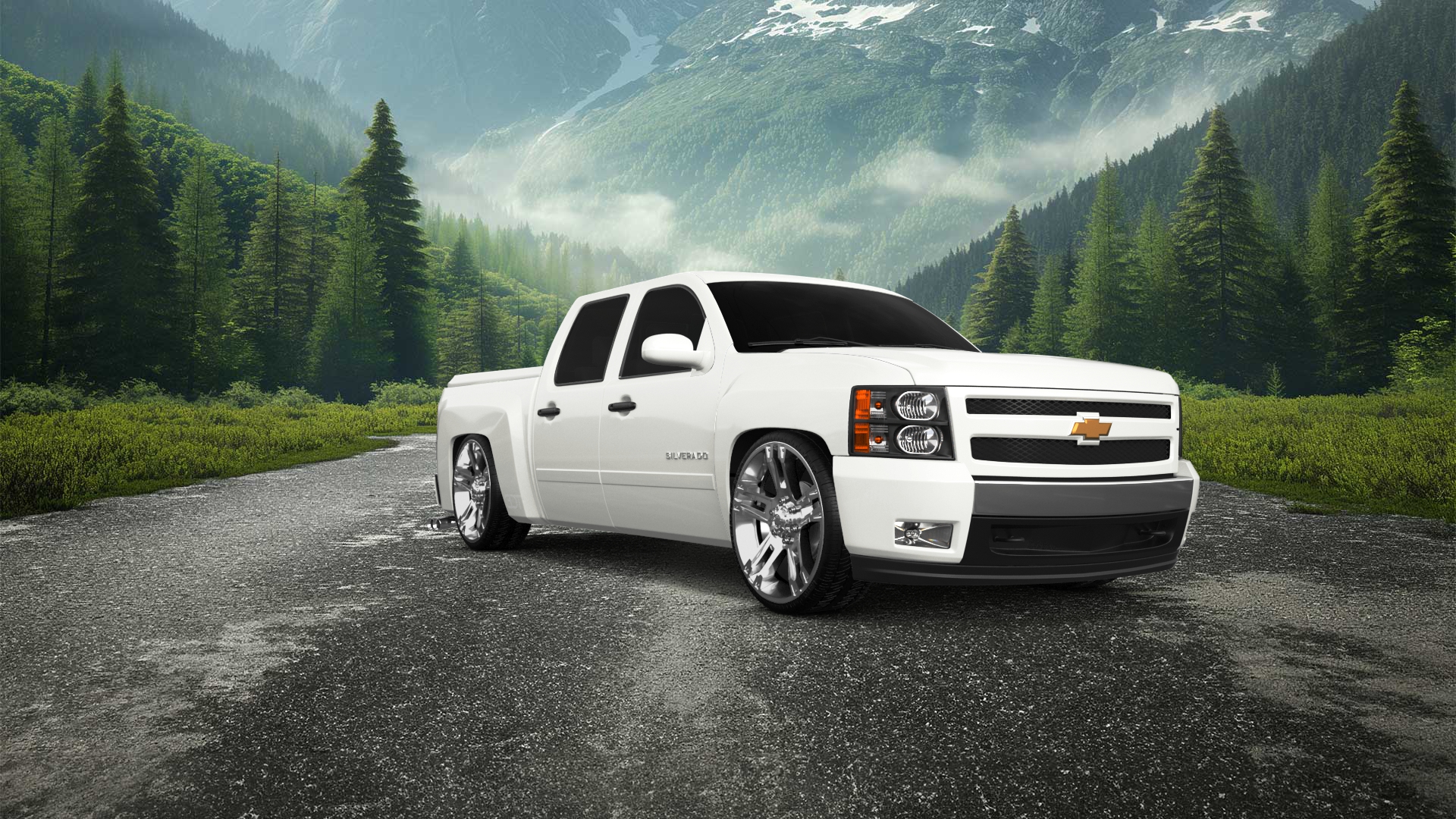Chevrolet Silverado 1500 Crew Cab 4 Door pickup truck 2007