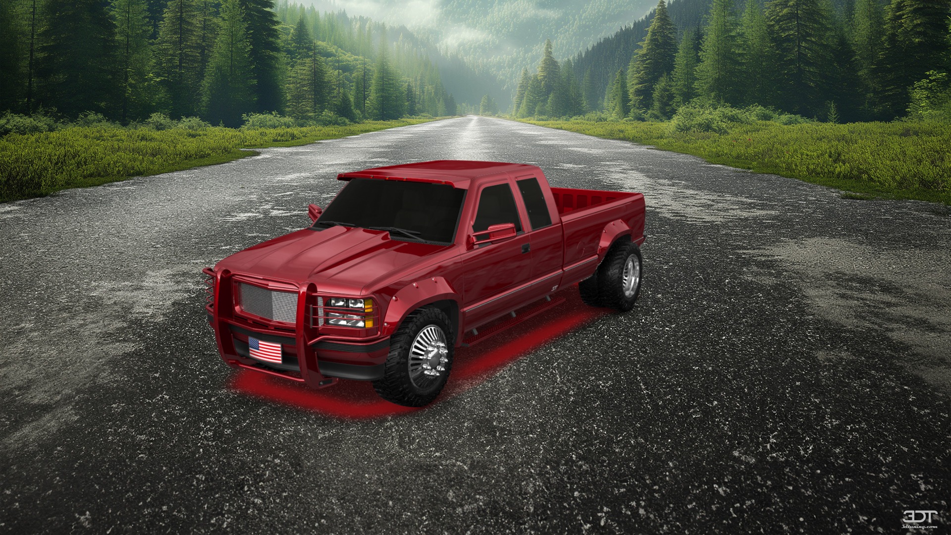 Chevrolet K3500 Extended Cab Pickup Truck 1988