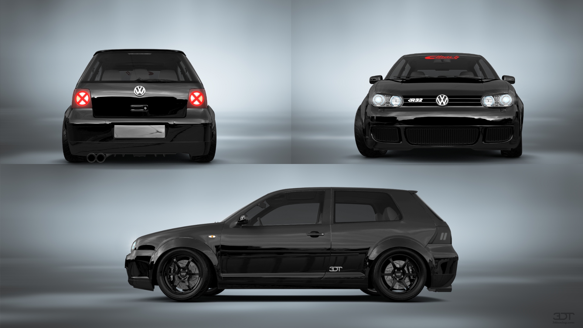 Volkswagen Golf 4 (mk4) 3 Door Hatchback 1997 tuning