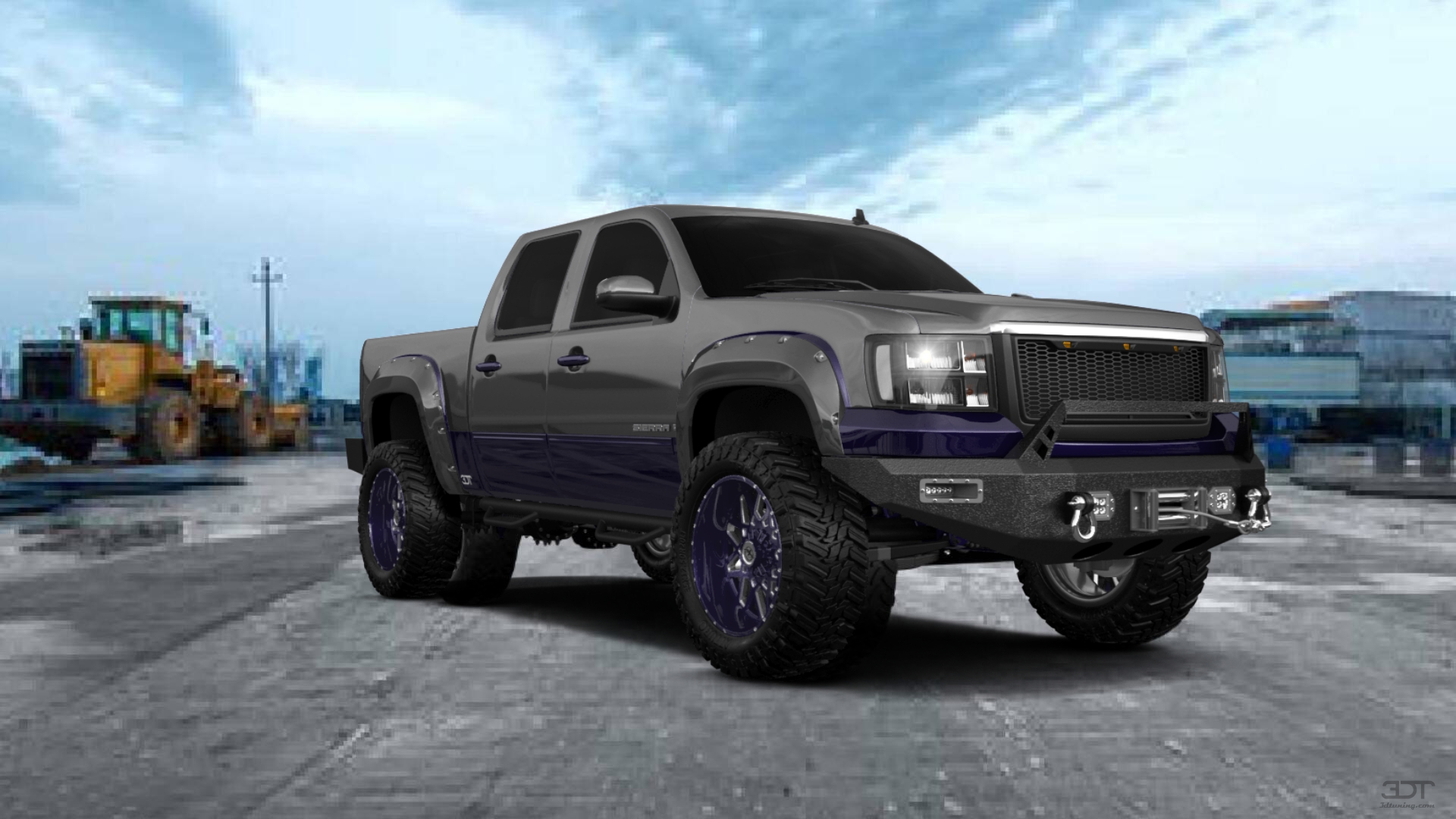 GMC Sierra 1500 Crew Cab 5.8 ft box 4 Door pickup truck 2007 tuning