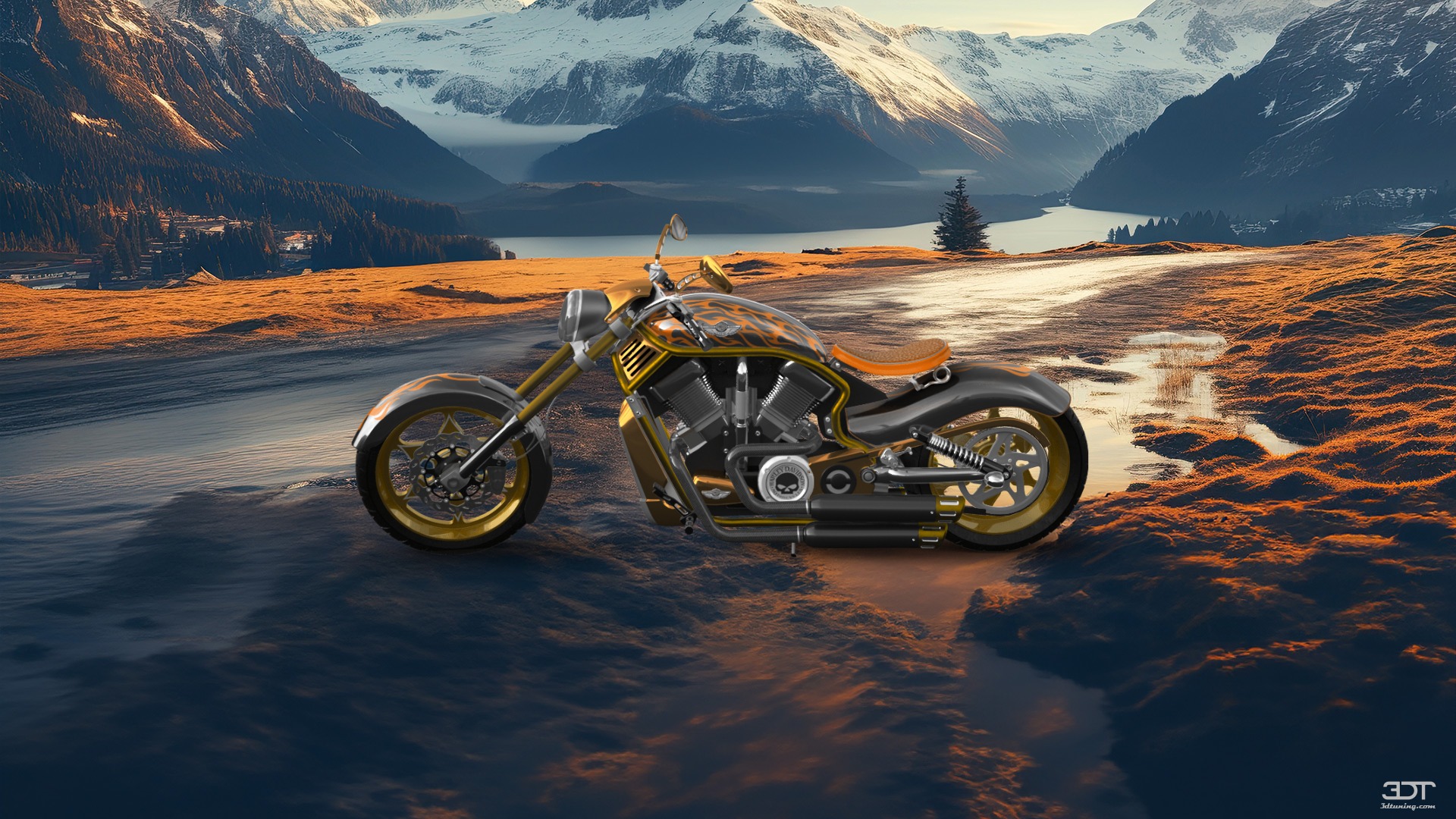 Harley-Davidson Custom Chopper Cruiser 2011