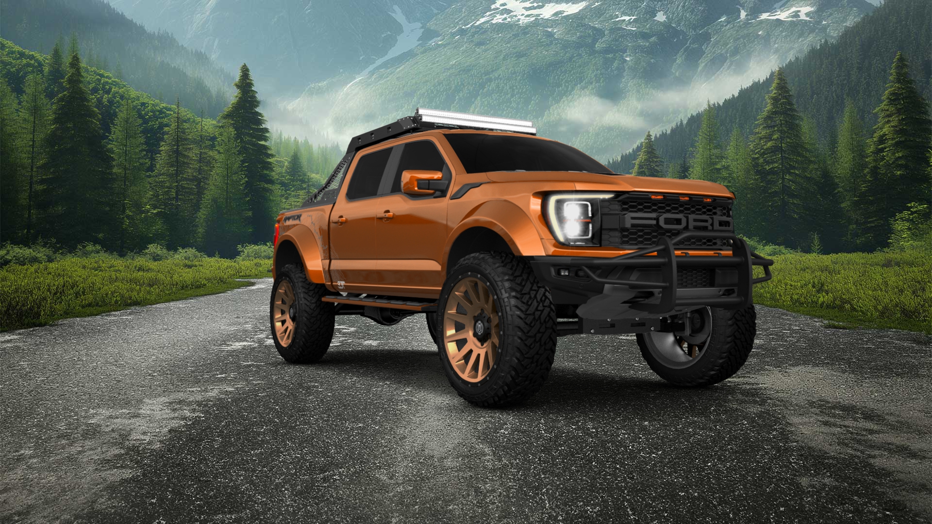 Ford F-150 Raptor 4 Door pickup truck 2021