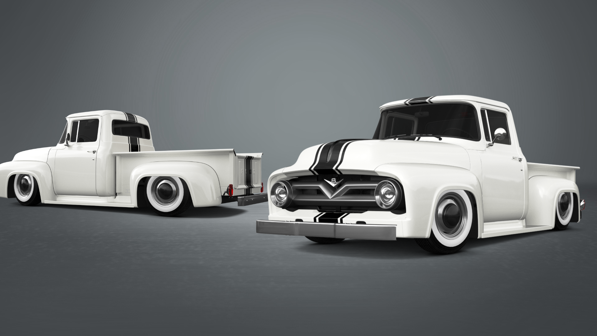 Ford F-100 2 Door truck 1956