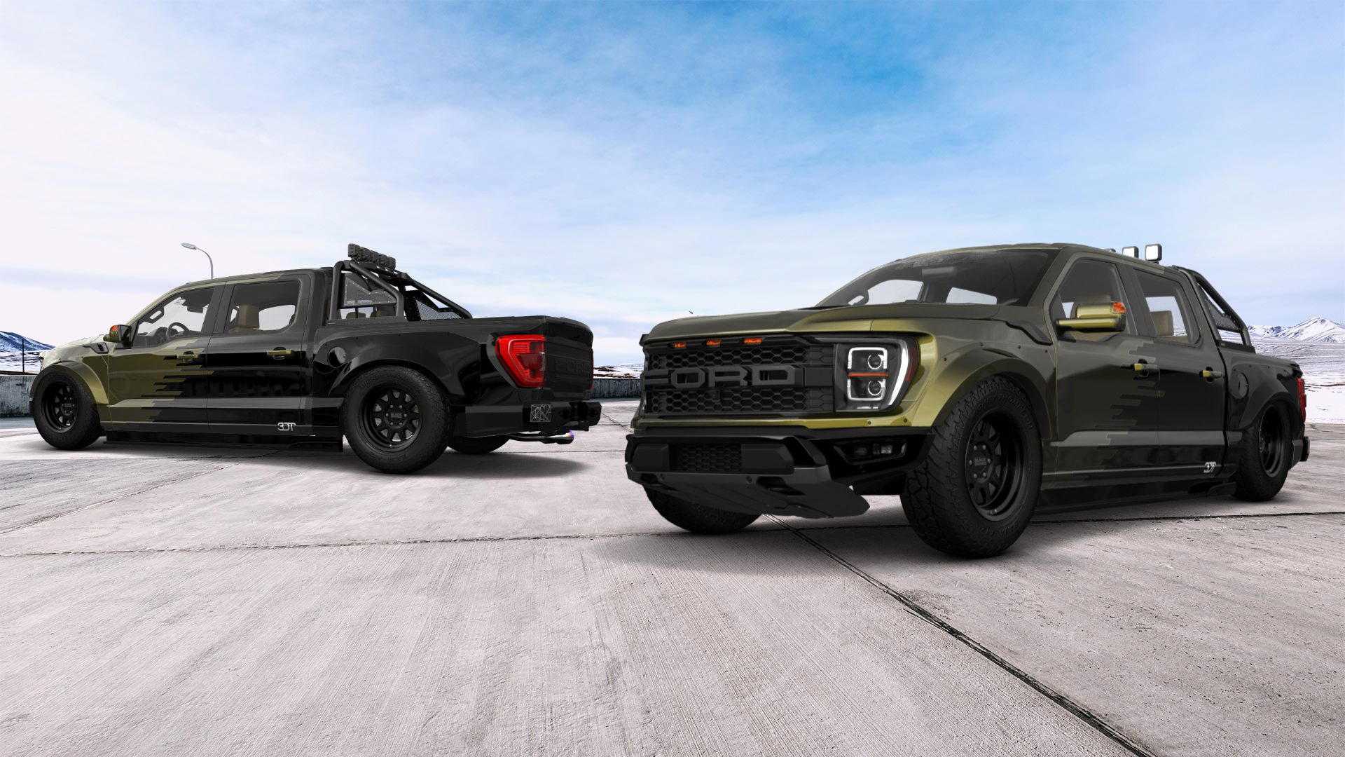 Ford F-150 Raptor 4 Door pickup truck 2021