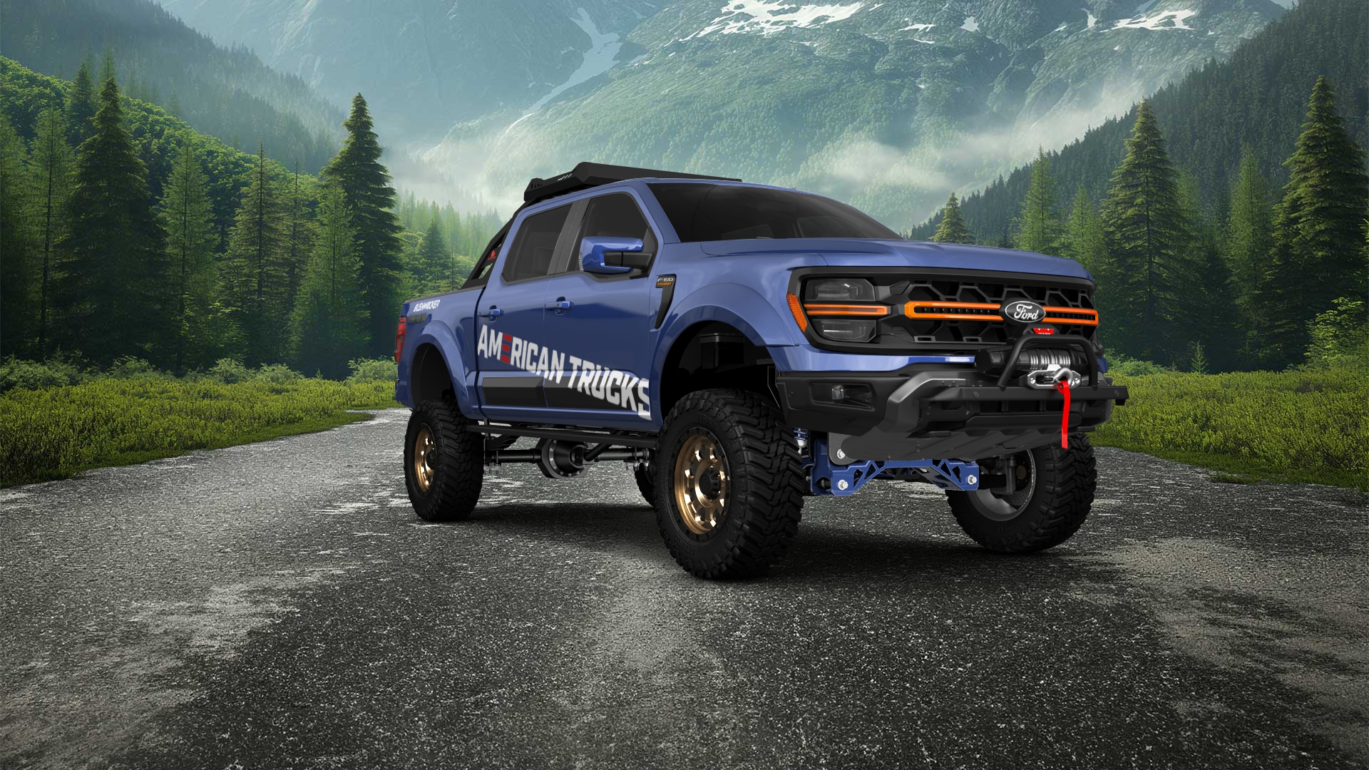 Ford F-150 SuperCrew 4 Door pickup truck 2024 tuning