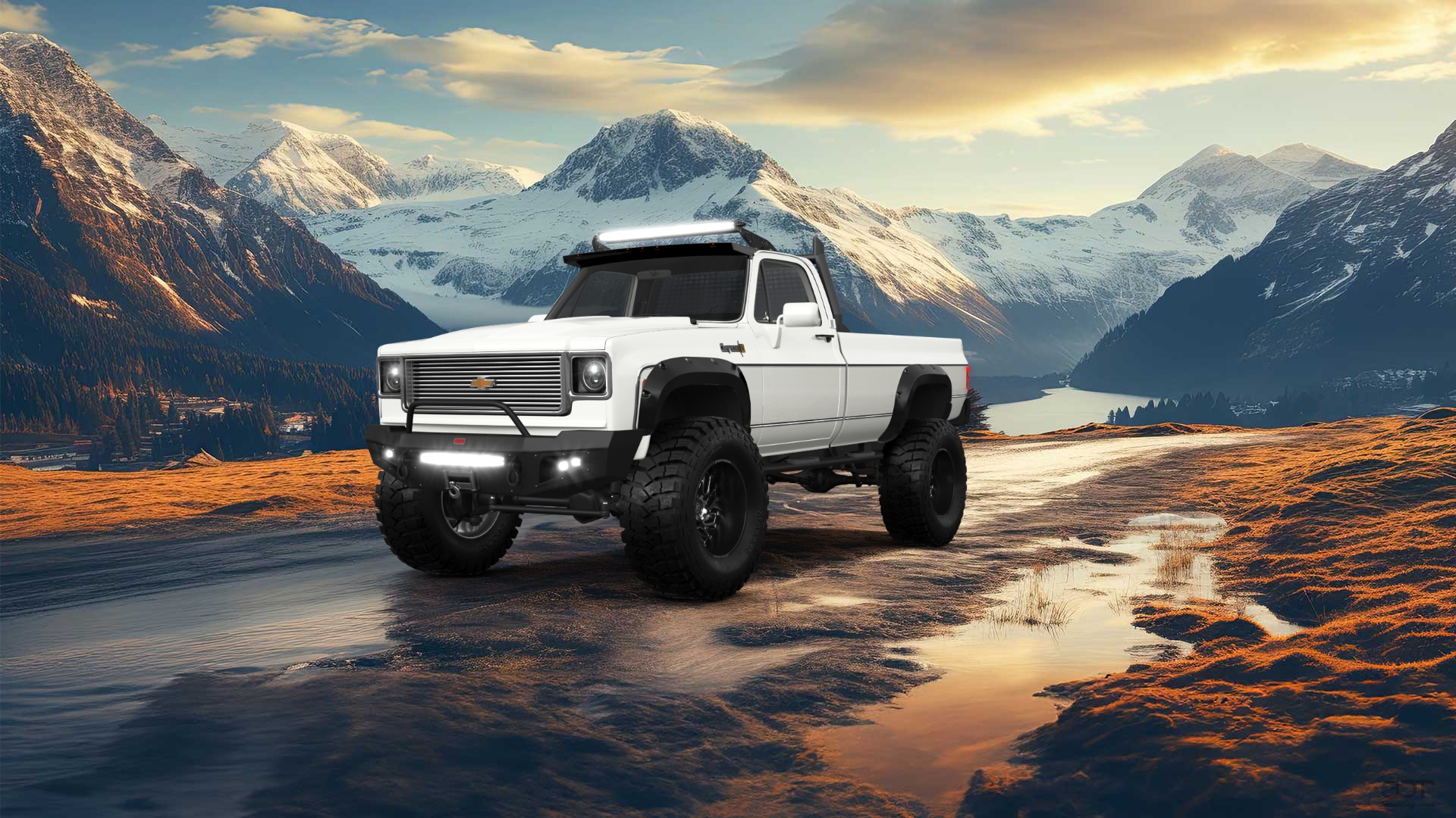 Chevrolet Silverado C-10 2 Door pickup truck 1973 tuning