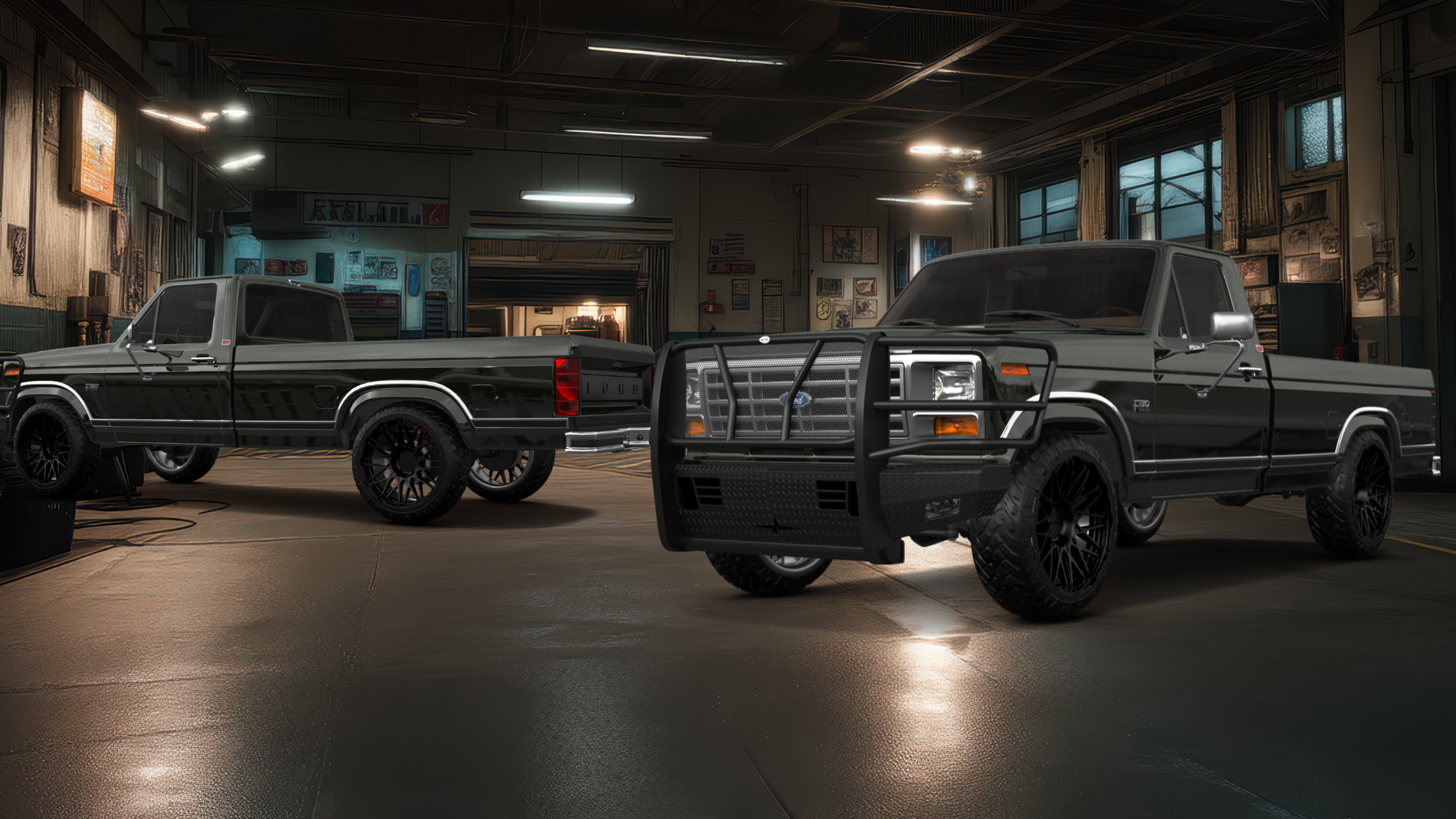 Ford F-150 2 Door pickup truck 1986 tuning