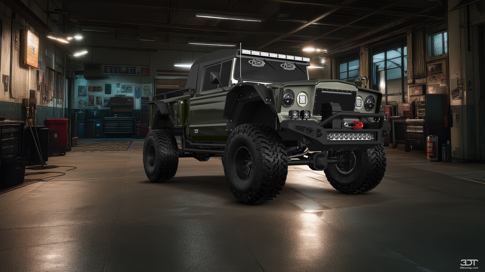 Jeep Kaiser M715 2 Door pickup truck 1968 tuning