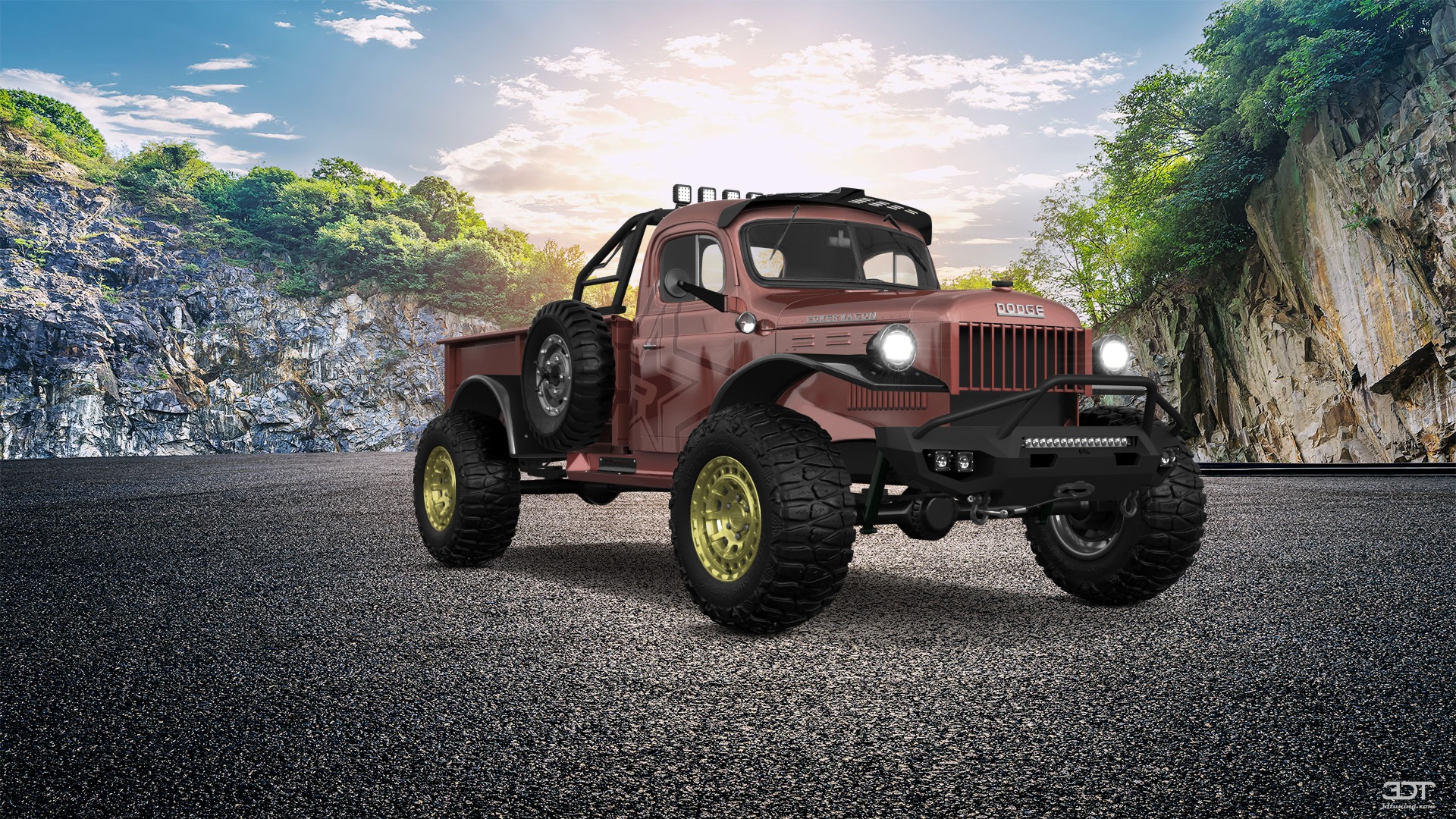 Dodge Power Wagon 2 Door pickup truck 1947 tuning