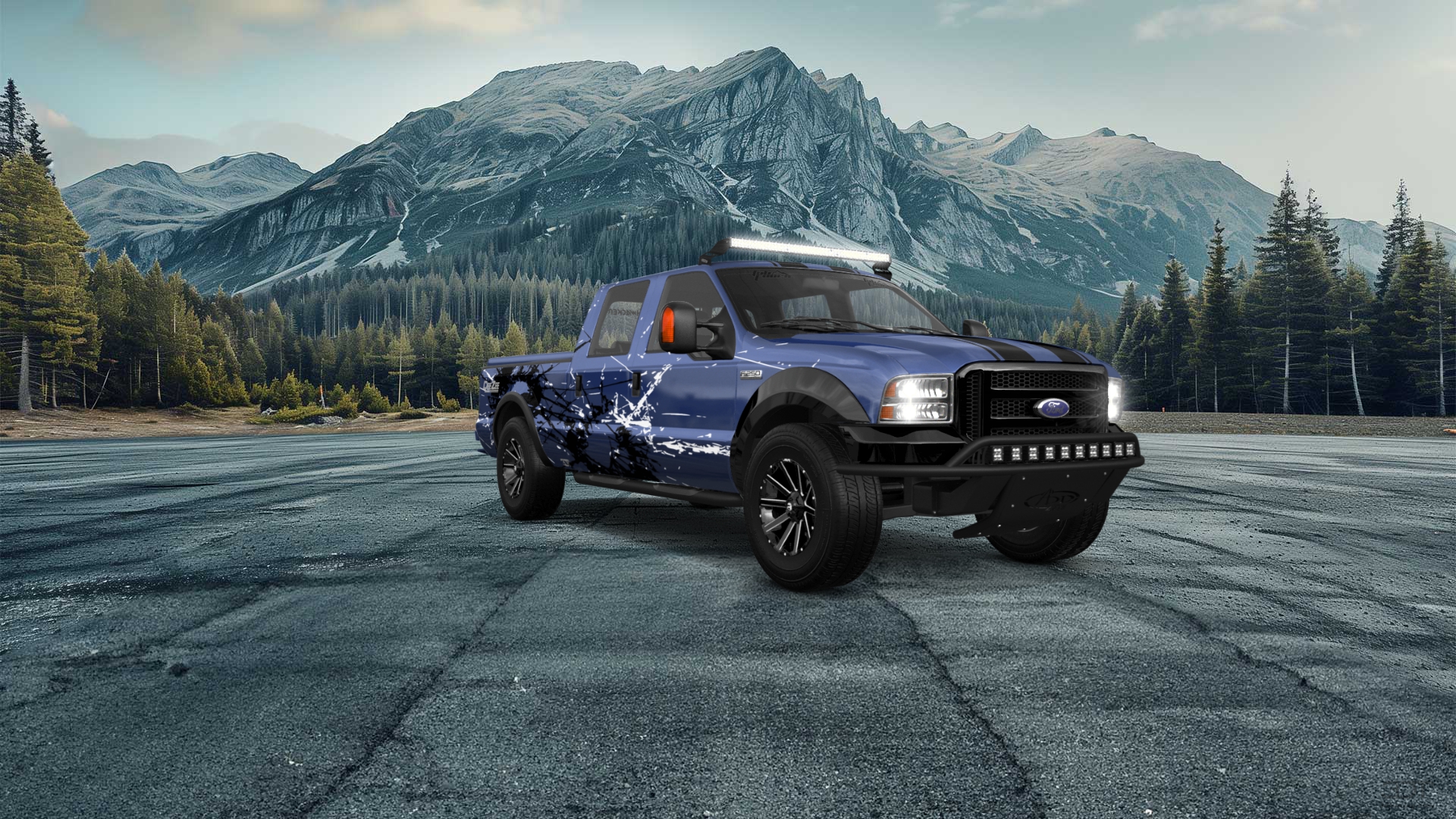 Ford F-250 Crew Cab 4 Door pickup truck 1999 tuning