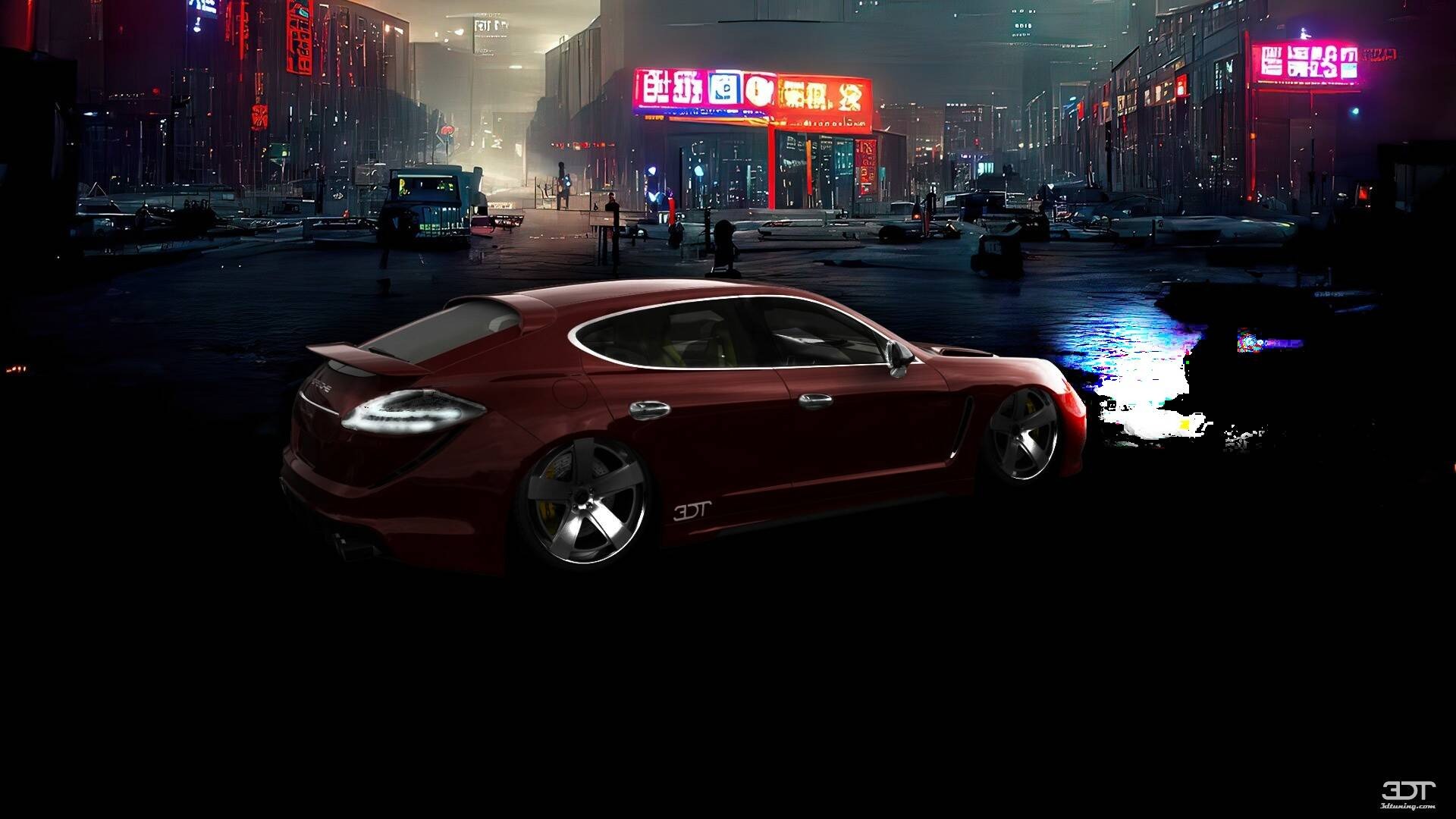 Porsche Panamera 4 door fastback saloon 2011 tuning