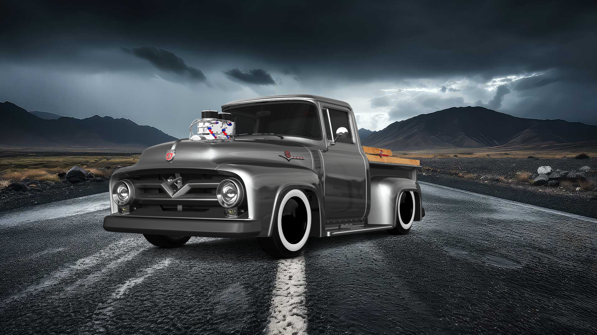 Ford F-100 2 Door truck 1956