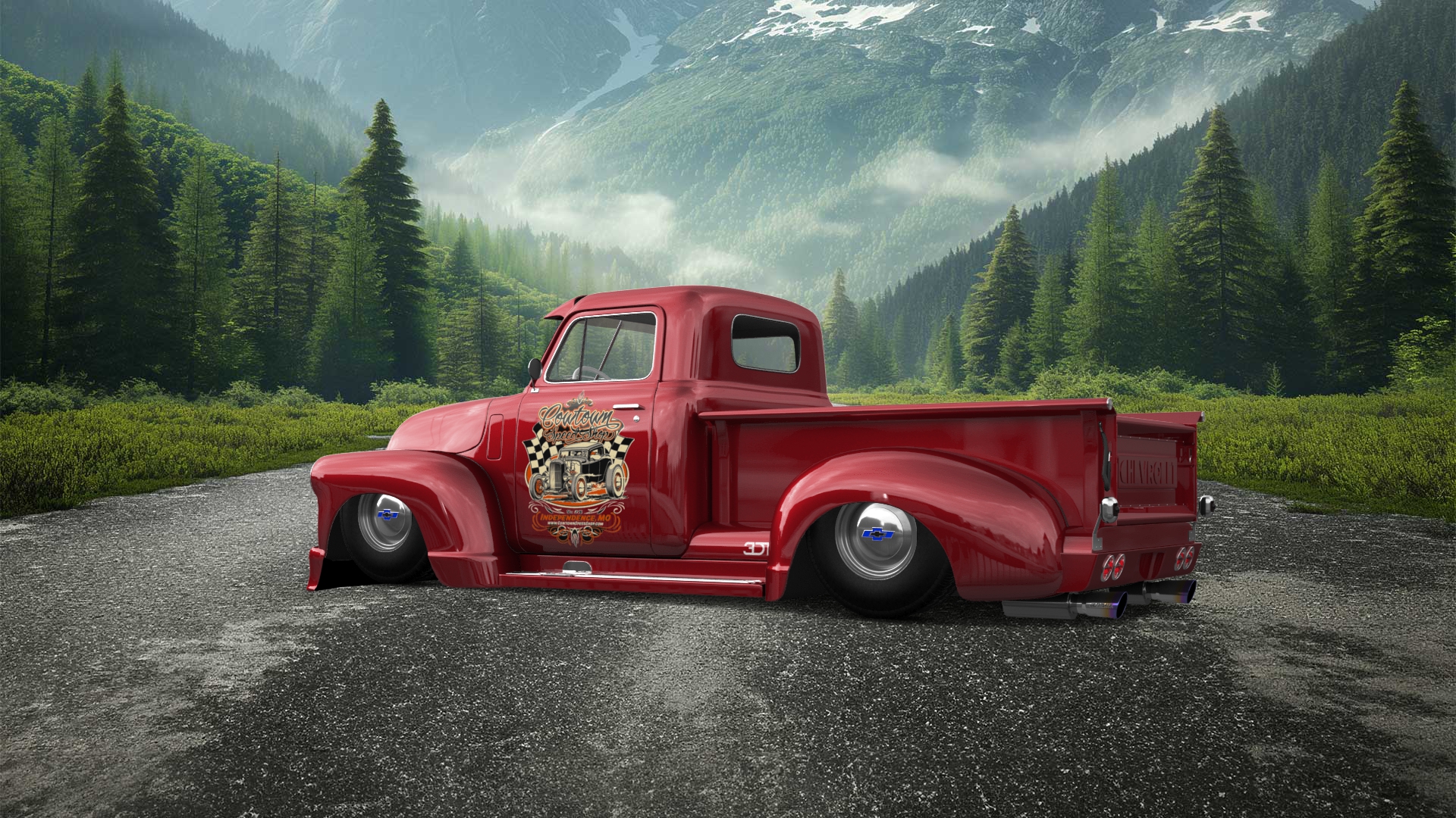 Chevrolet 3100 2 Door pickup truck 1950 tuning