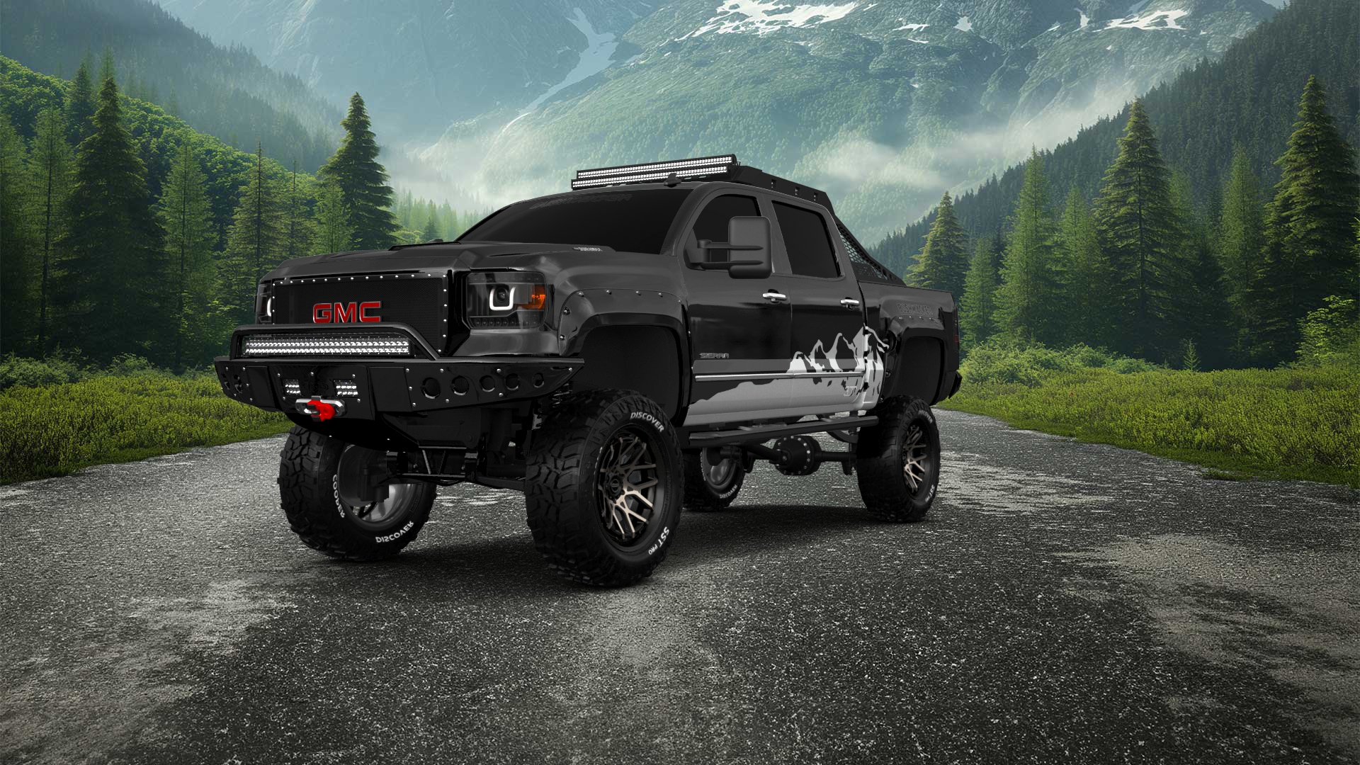 GMC Sierra 4 Door pickup truck 2014