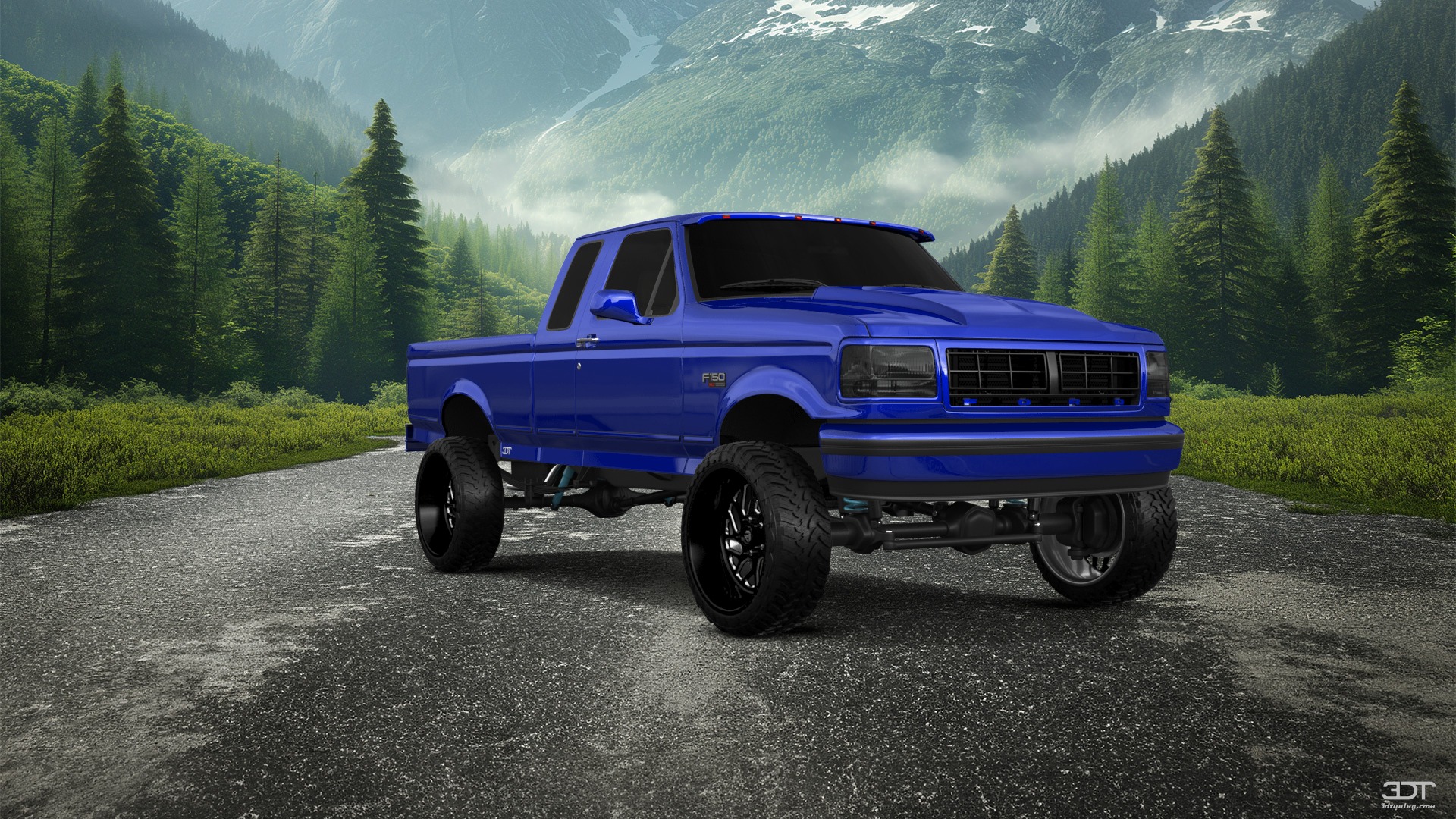 Tuning Ford F-150 SuperCab 2 Door pickup truck 1993