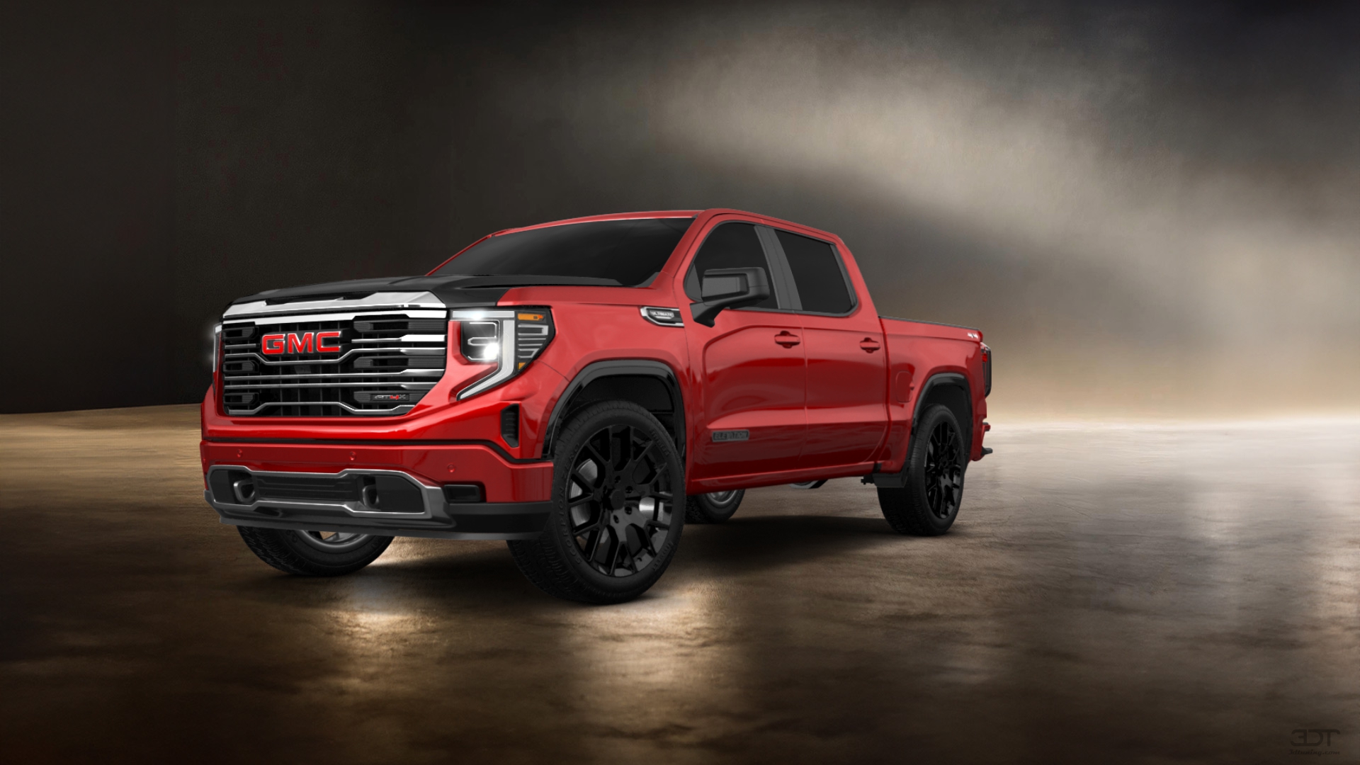 GMC Sierra 1500 Crew Cab 5.8 ft box 4 Door pickup truck 2023 tuning