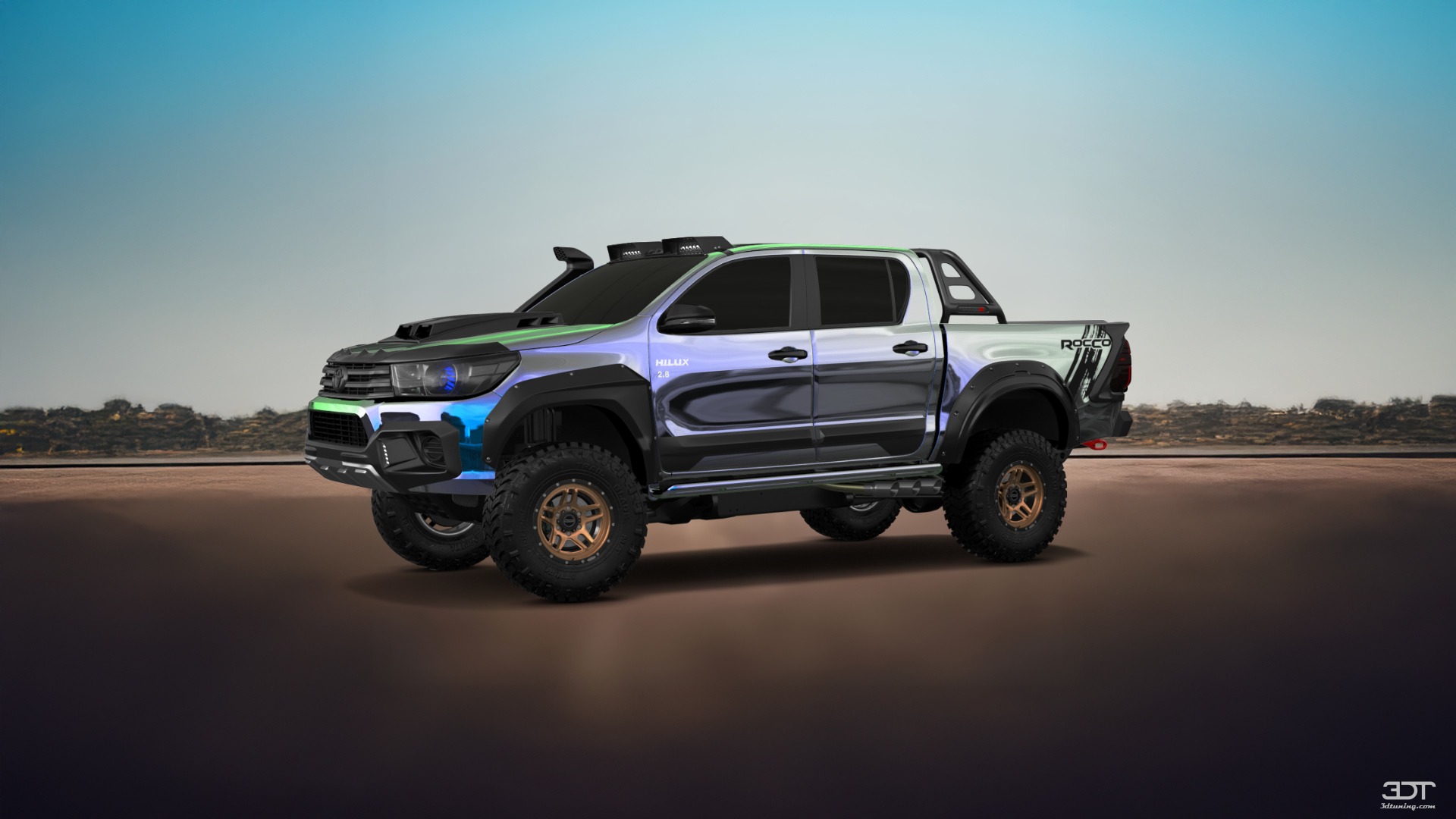 Toyota Hilux Double Cab 4 Door pickup truck 2015 tuning