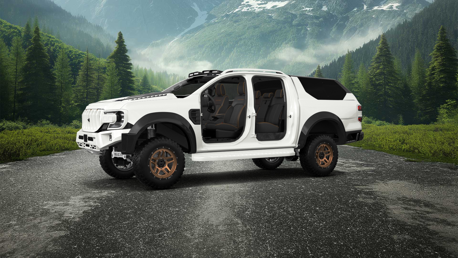 Ford Ranger 4 Door pickup truck 2022 Images