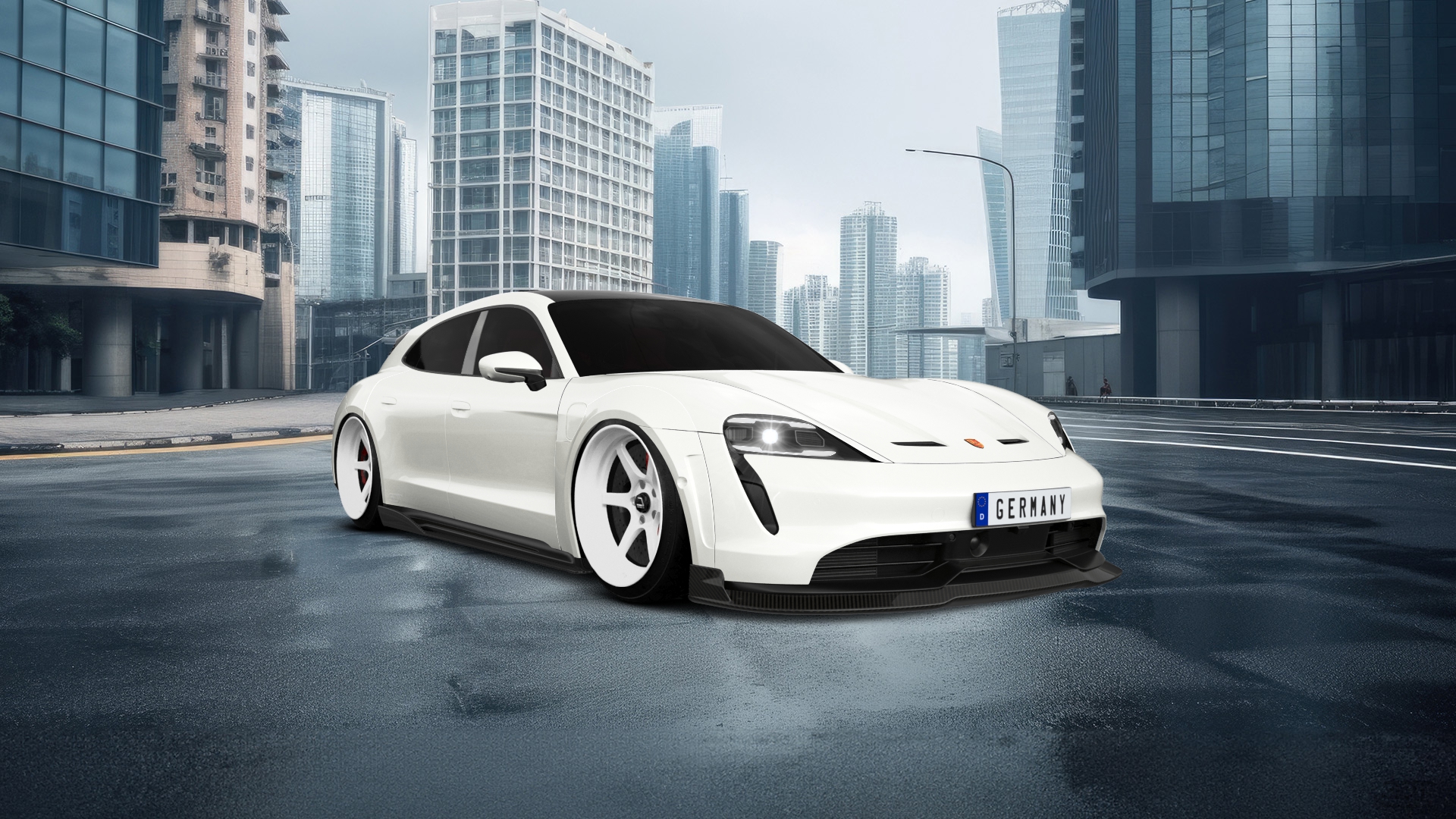Porsche Taycan Sport Turismo Shooting Brake 2019 tuning