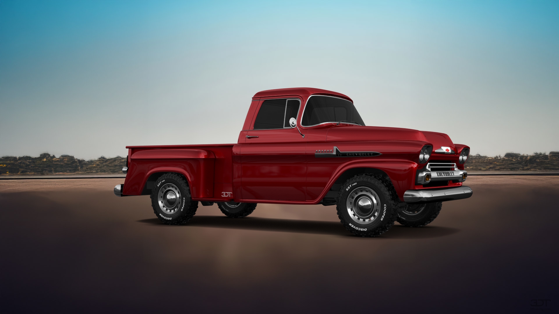Chevrolet Apache Stepside 2 Door pickup truck 1959 tuning