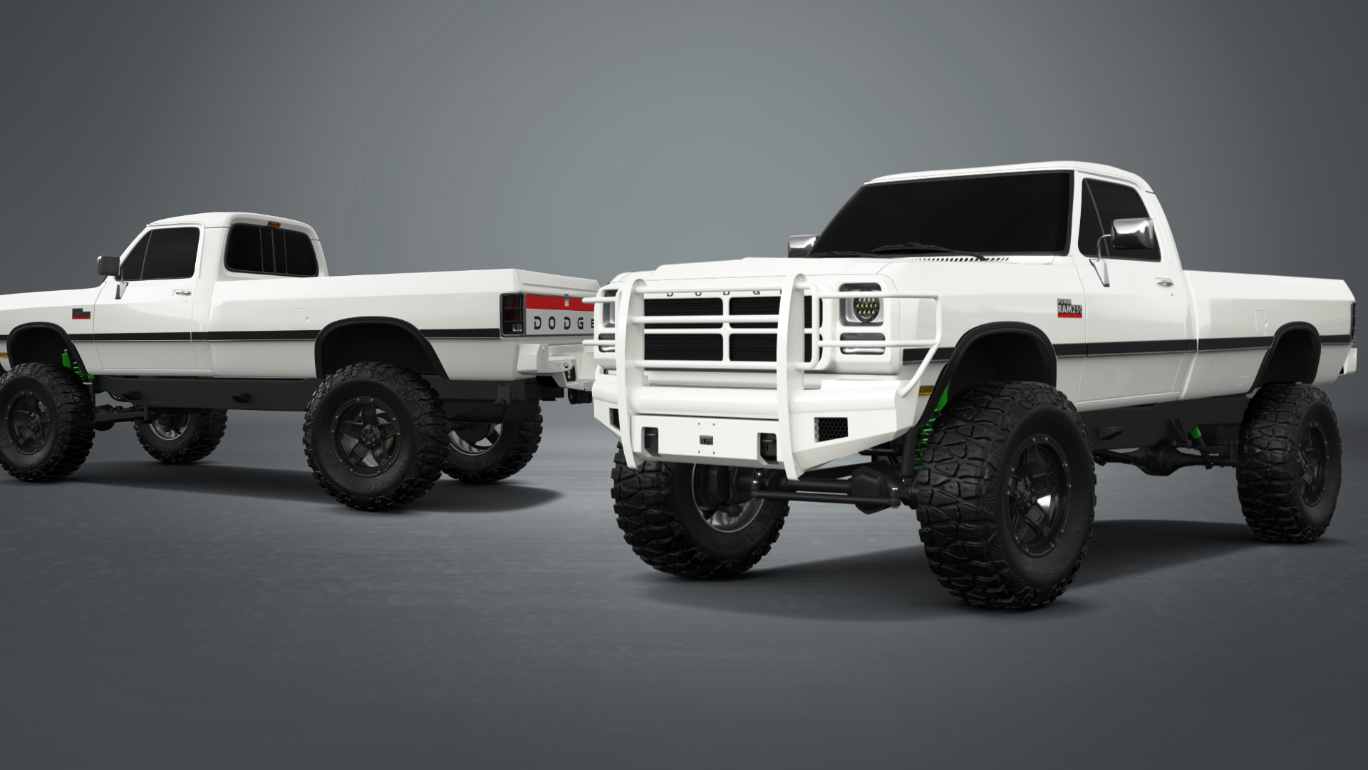 Dodge Ram 2 Door pickup truck 1991 tuning