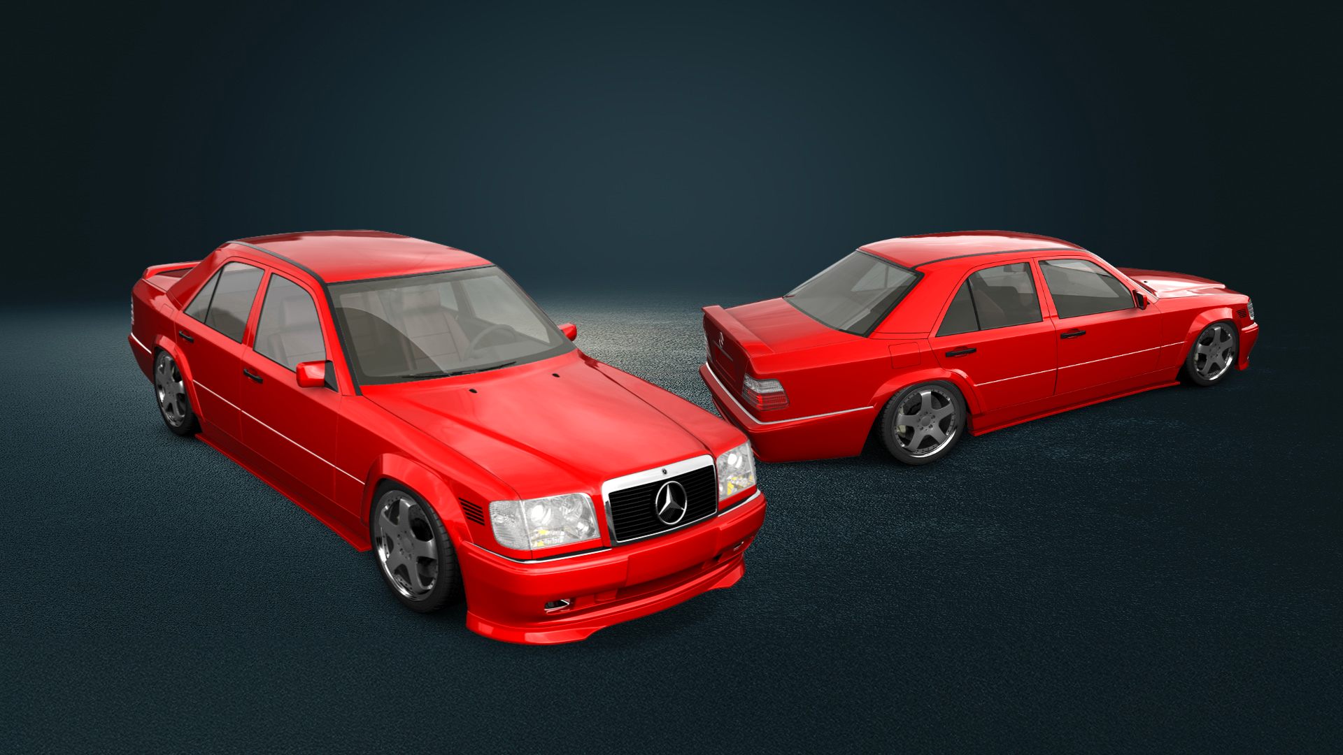 Mercedes E-Class Sedan 1984 tuning